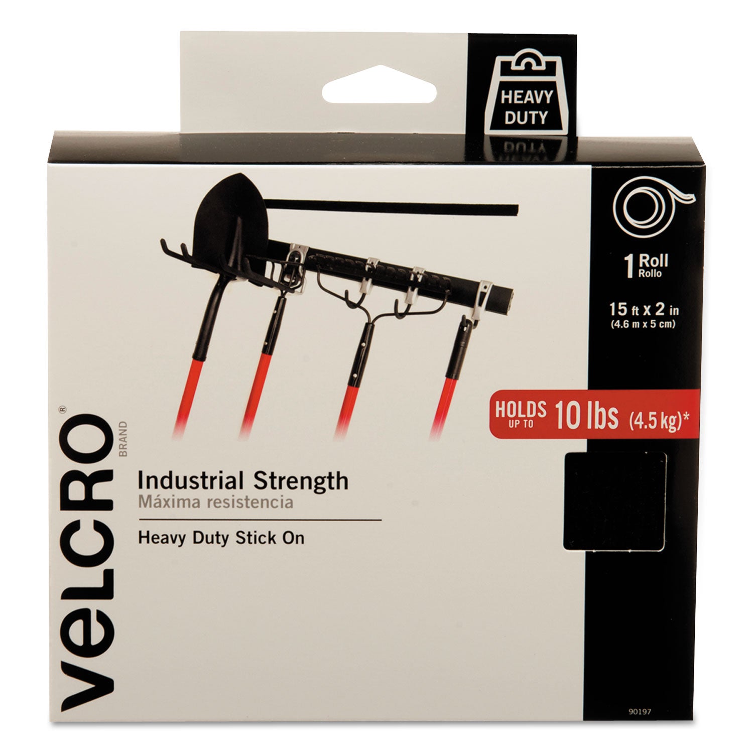 Sterilite 66 QT Storage (6 Pack) Bundled with VELCRO® Brand 2 Inch Hook & Loop
