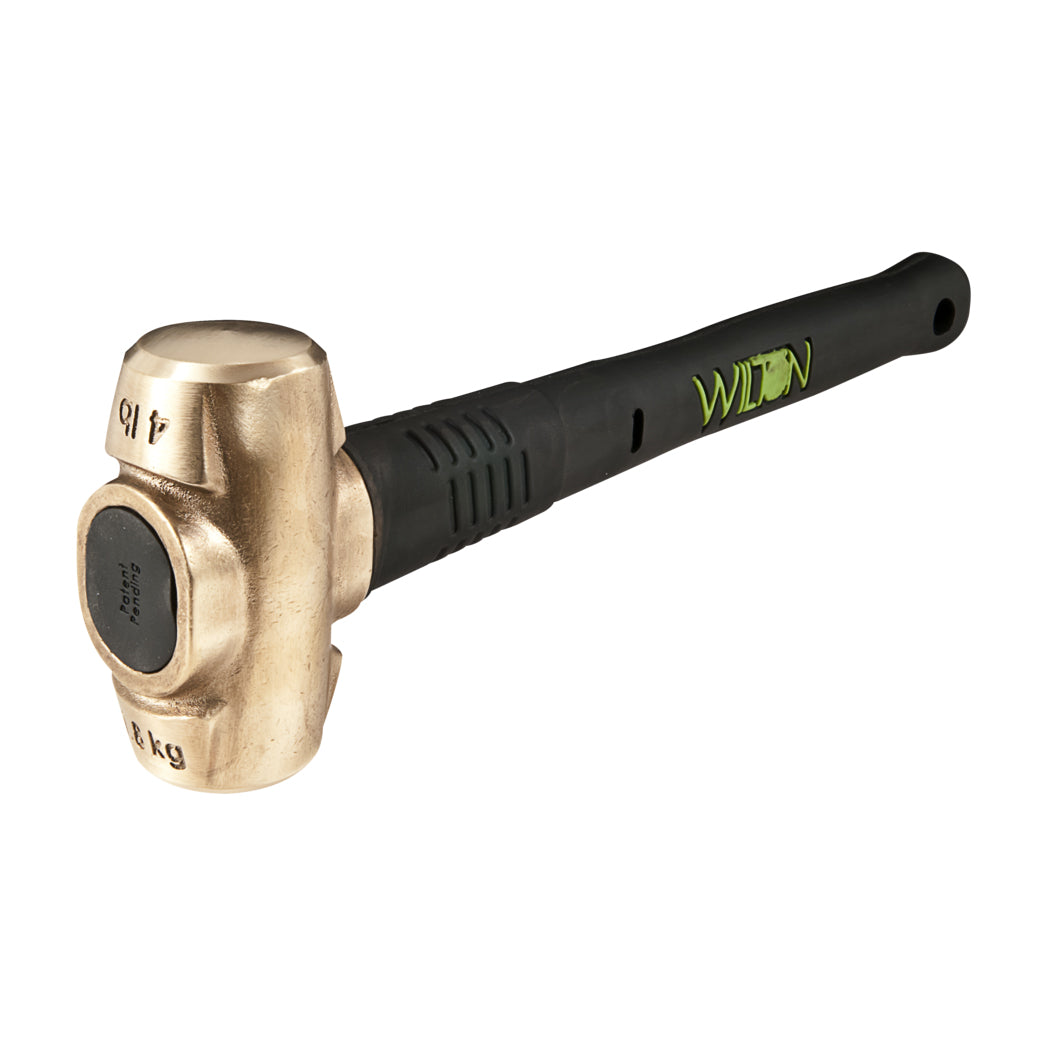 Wilton Tools 90416 Heavy Duty 4Lb Head B.A.S.H. Brass Sledge Hammer w/16" Handle