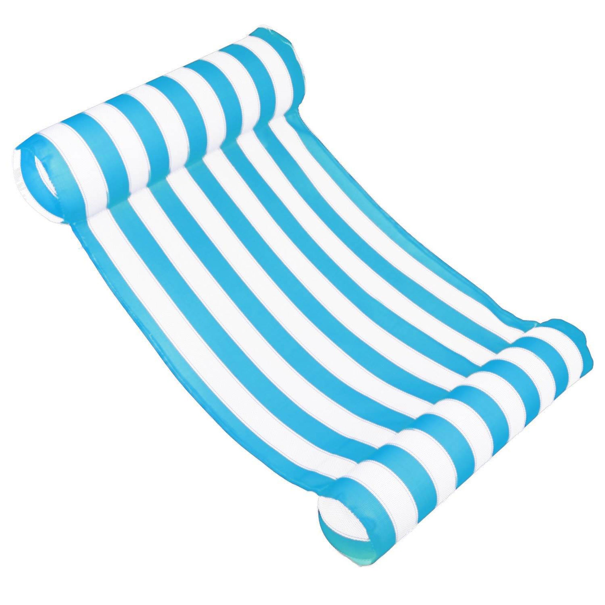 Swimline 9044 Premium Floating Pool Hammock Lounge Chair w/ Electric Air Pump - VMInnovations