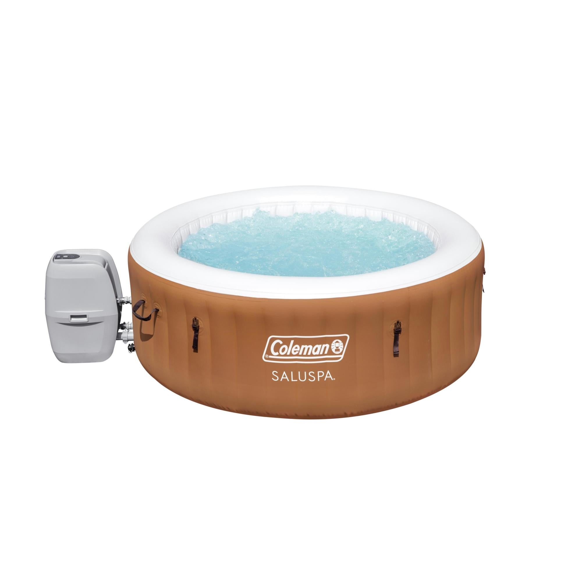 Coleman SaluSpa Miami Air Jet 4 Person Inflatable Hot Tub Spa w/ Pump(For Parts) - VMInnovations