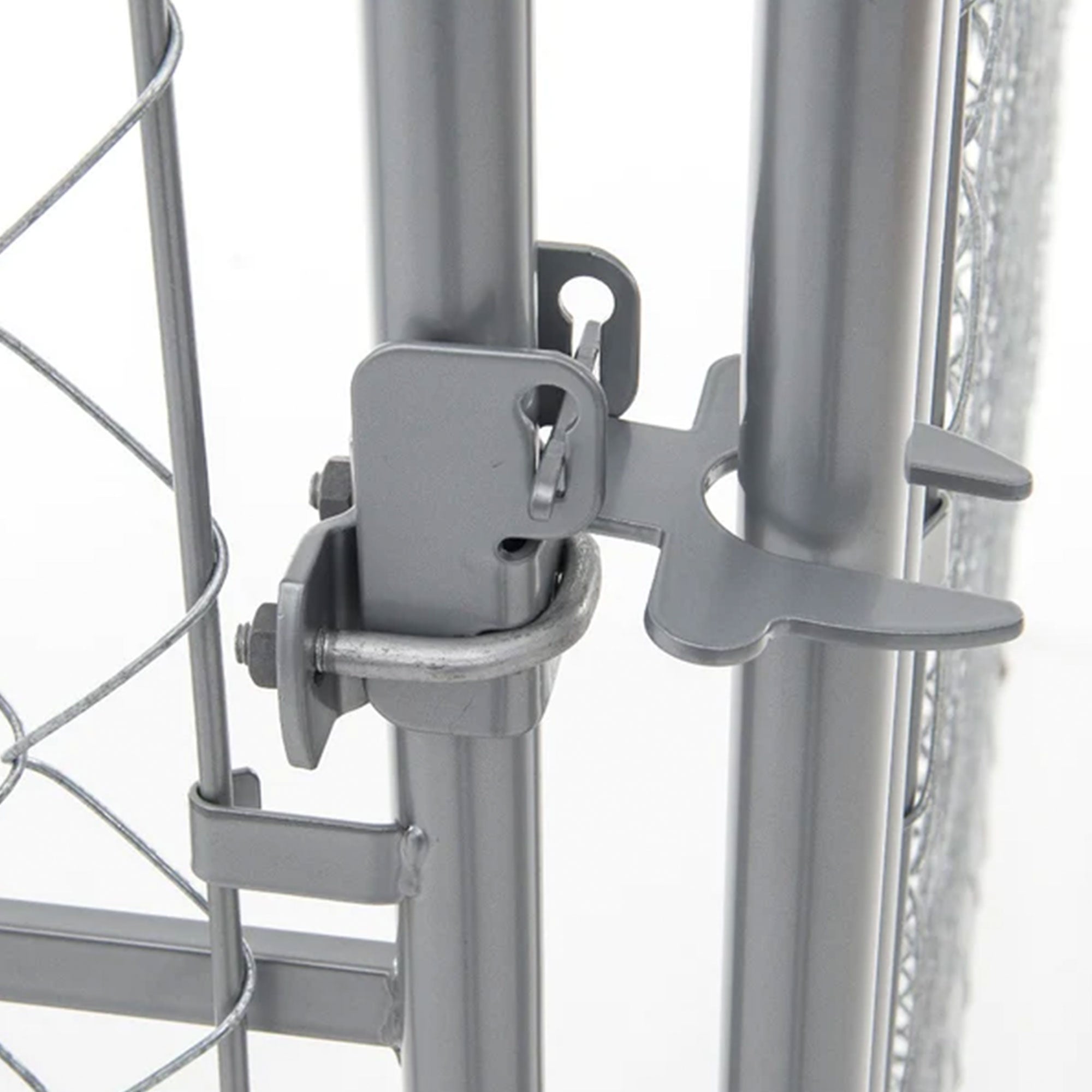 Lucky Dog 10x10 Heavy Duty Chain Link Dog Kennel Enclosure w/ Door (For Parts) - VMInnovations
