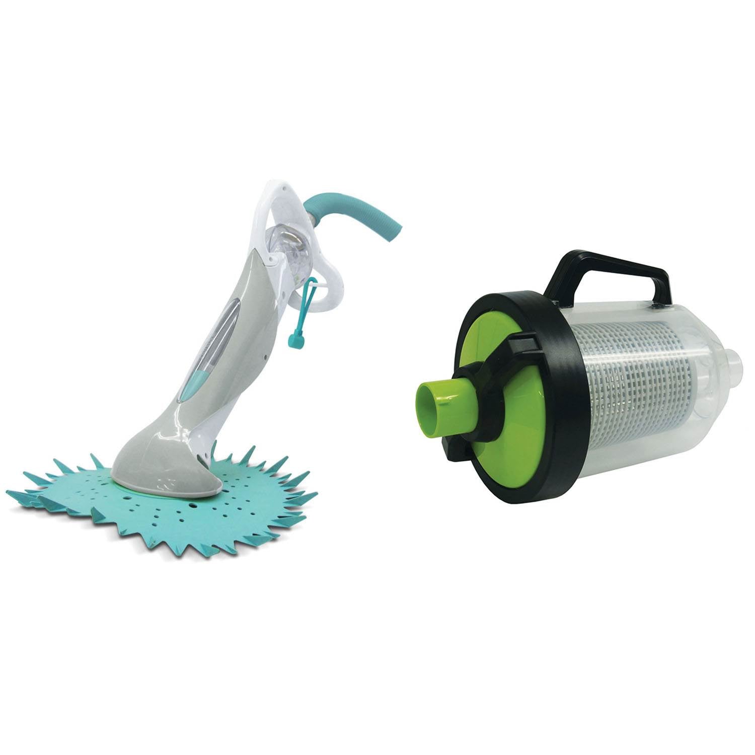 Kokido Zap Max Automatic Suction Swimming Pool Vacuum + Kokido Leaf Canister - VMInnovations