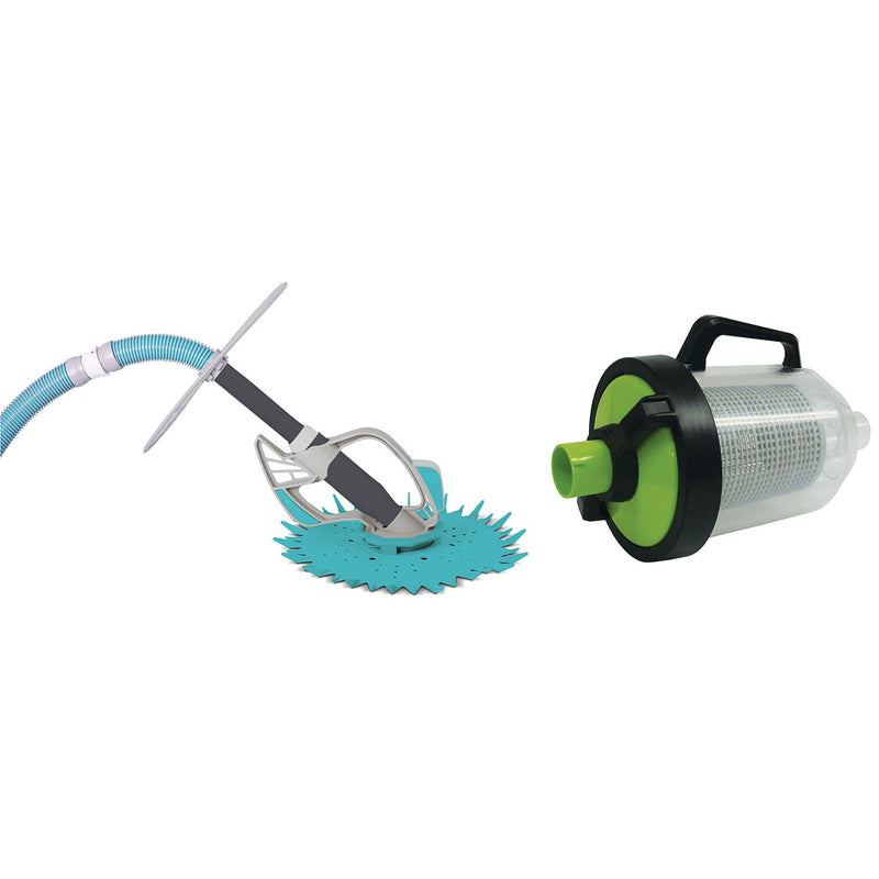 Kokido Butterfly Deluxe Automatic Vac Swimming Pool Vac Cleaner + Leaf Canister