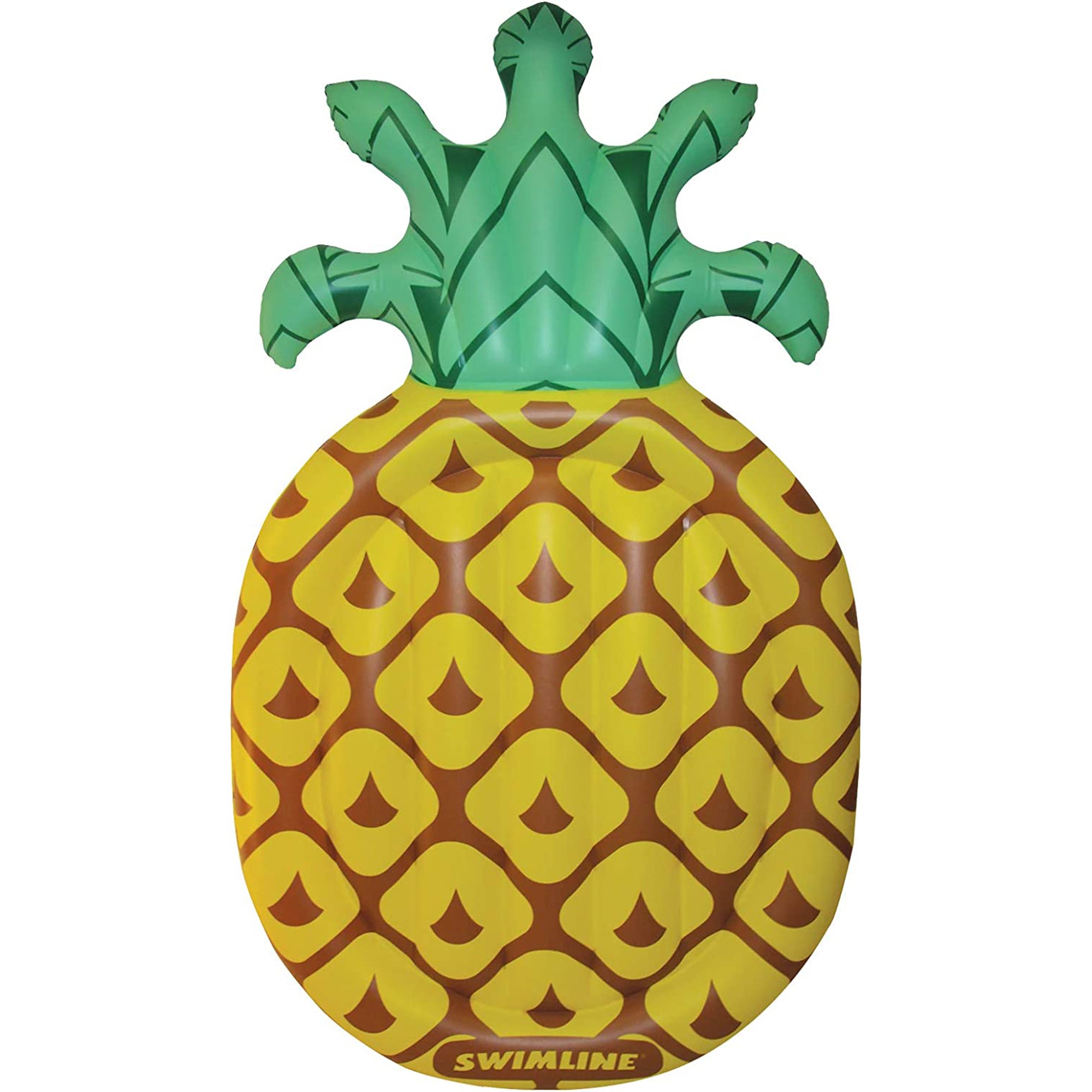 Swimline Giant 88" Inflatable Tropical Pineapple Pool Float Lounger (6 Pack)