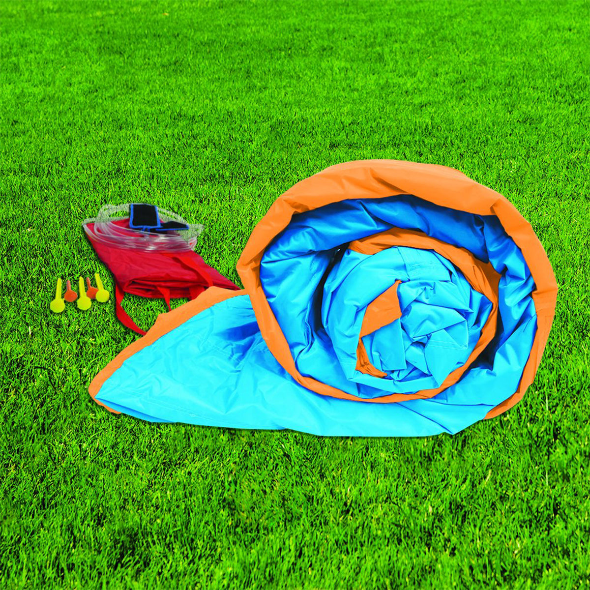 Banzai Kids Inflatable Surf Rider Aqua Lagoon Water Park Slide and Pool (Used)
