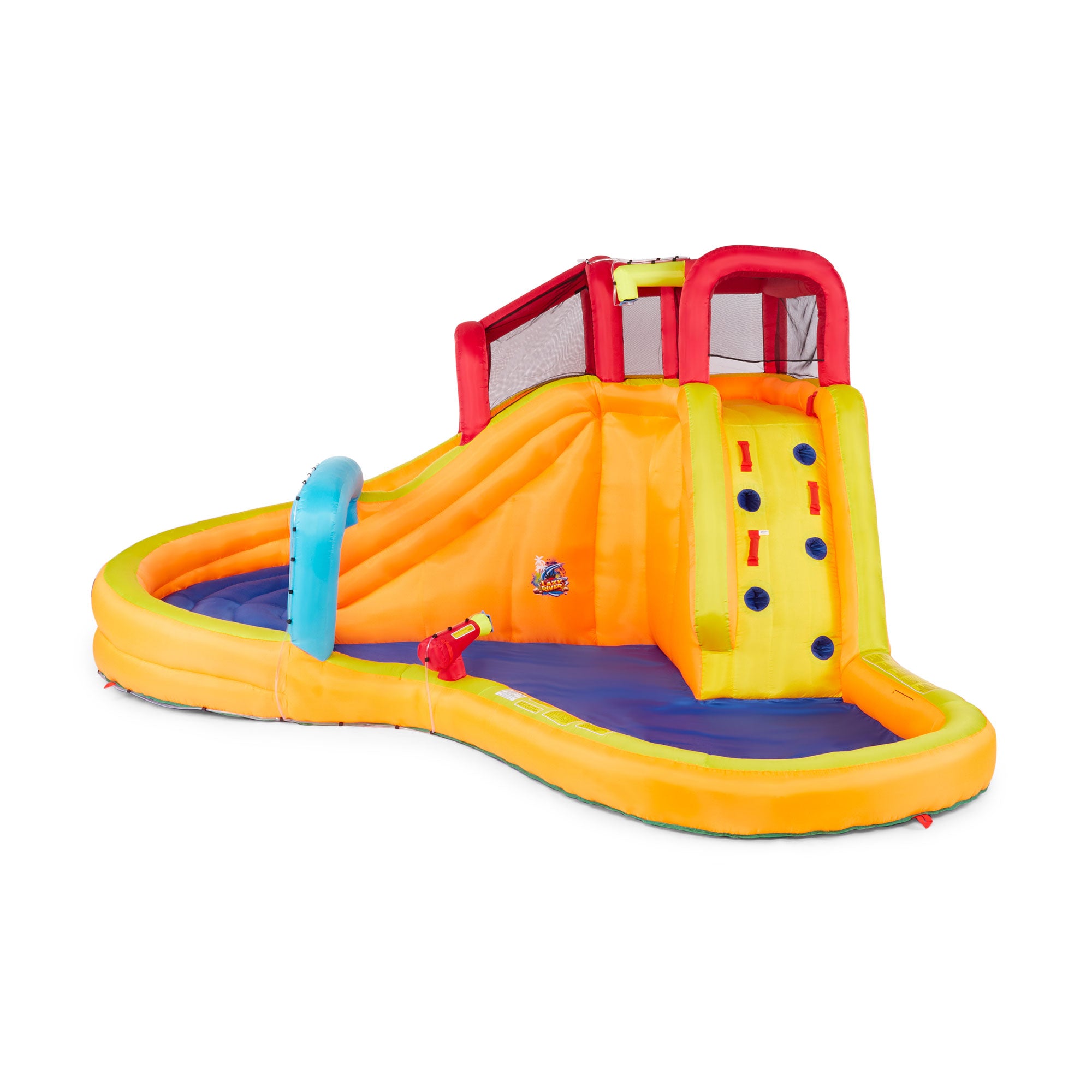 Banzai Kids Inflatable Lazy River Water Park & Toss Like A Boss Giant Lawn Pong