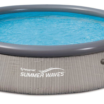 Summer Waves Quick Set 12’ x 36” Inflatable Above Ground Swimming Pool with Pump