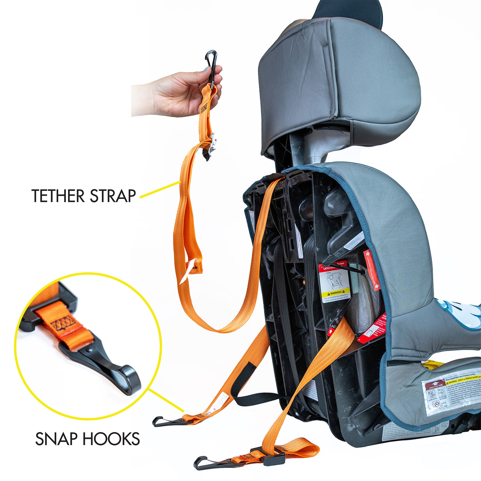 Kids Embrace Disney Mickey Mouse Combination Harness Booster Kid Car Seat (Used) - VMInnovations