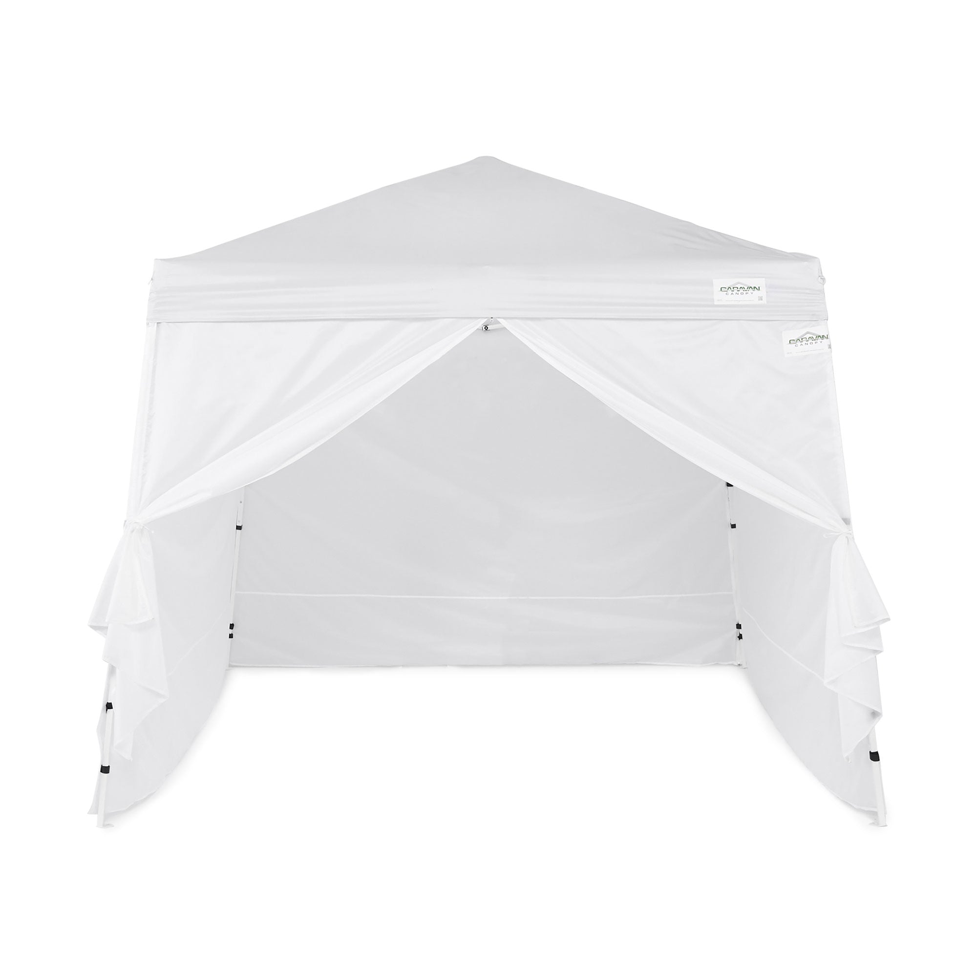 Caravan Canopy 10"x10"Tent Sidewalls for Canopy, White(Sidewalls Only)(Open Box)
