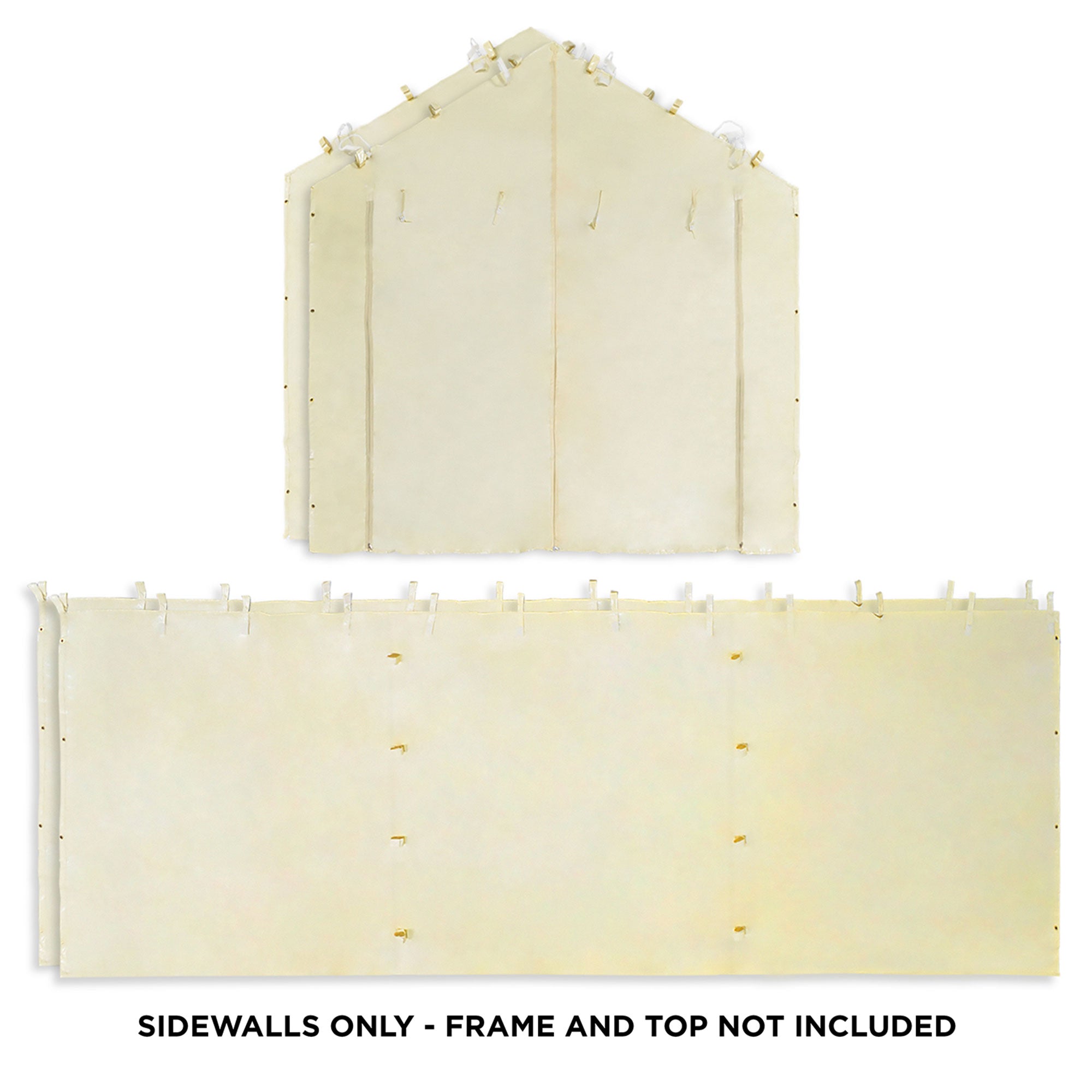 Caravan Canopy Domain Car Port 8 Leg Sidewalls, Not Including Frame/Roof (Used)