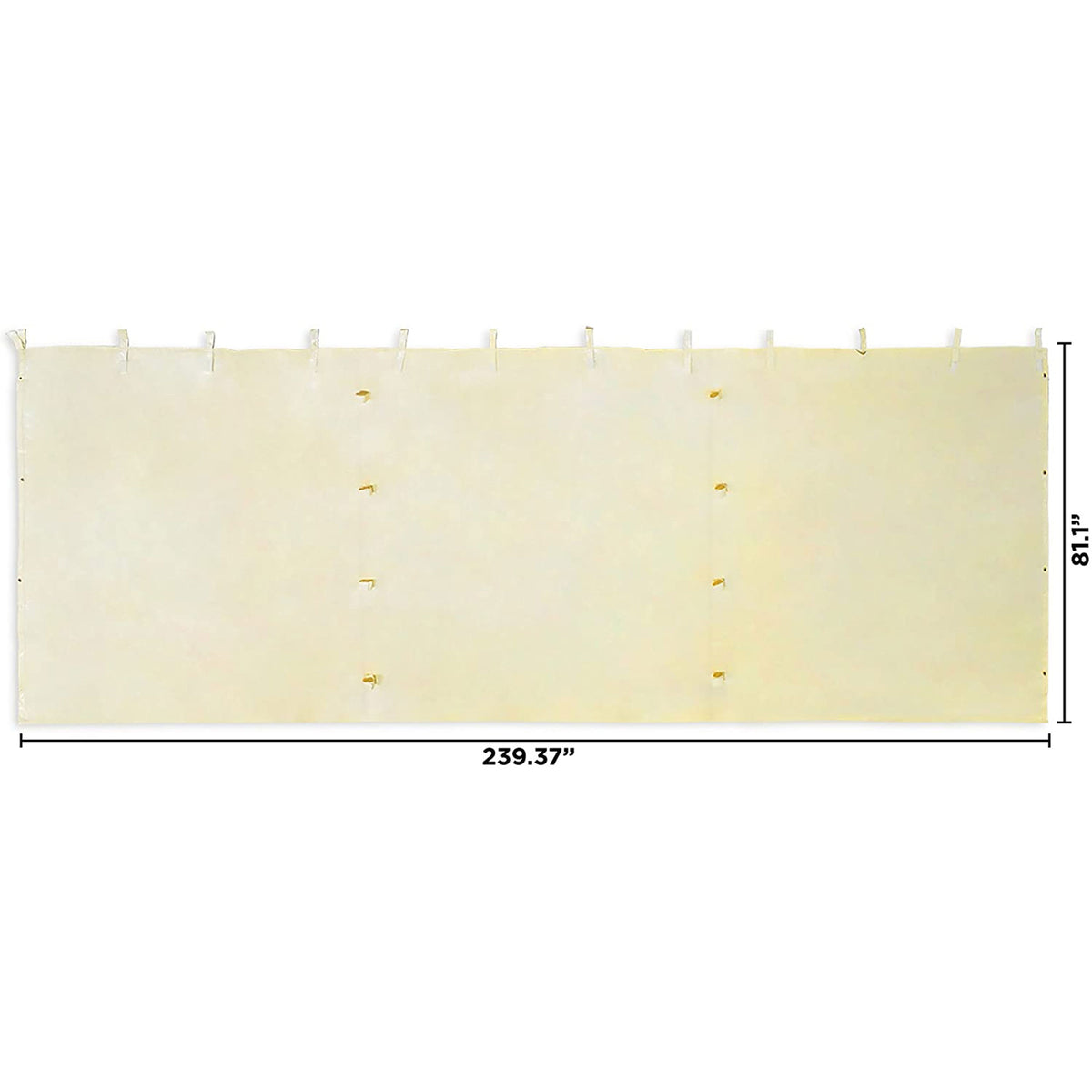 Caravan Canopy Mega Domain Car Port Sidewalls excluding Frame/Roof (Open Box) - VMInnovations