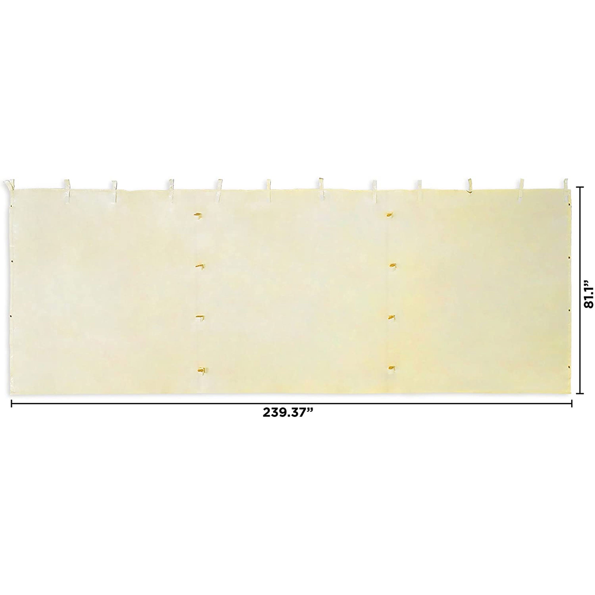 Caravan Canopy Domain Car Port 8 Leg Sidewalls, Not Including Frame/Roof (Used) - VMInnovations