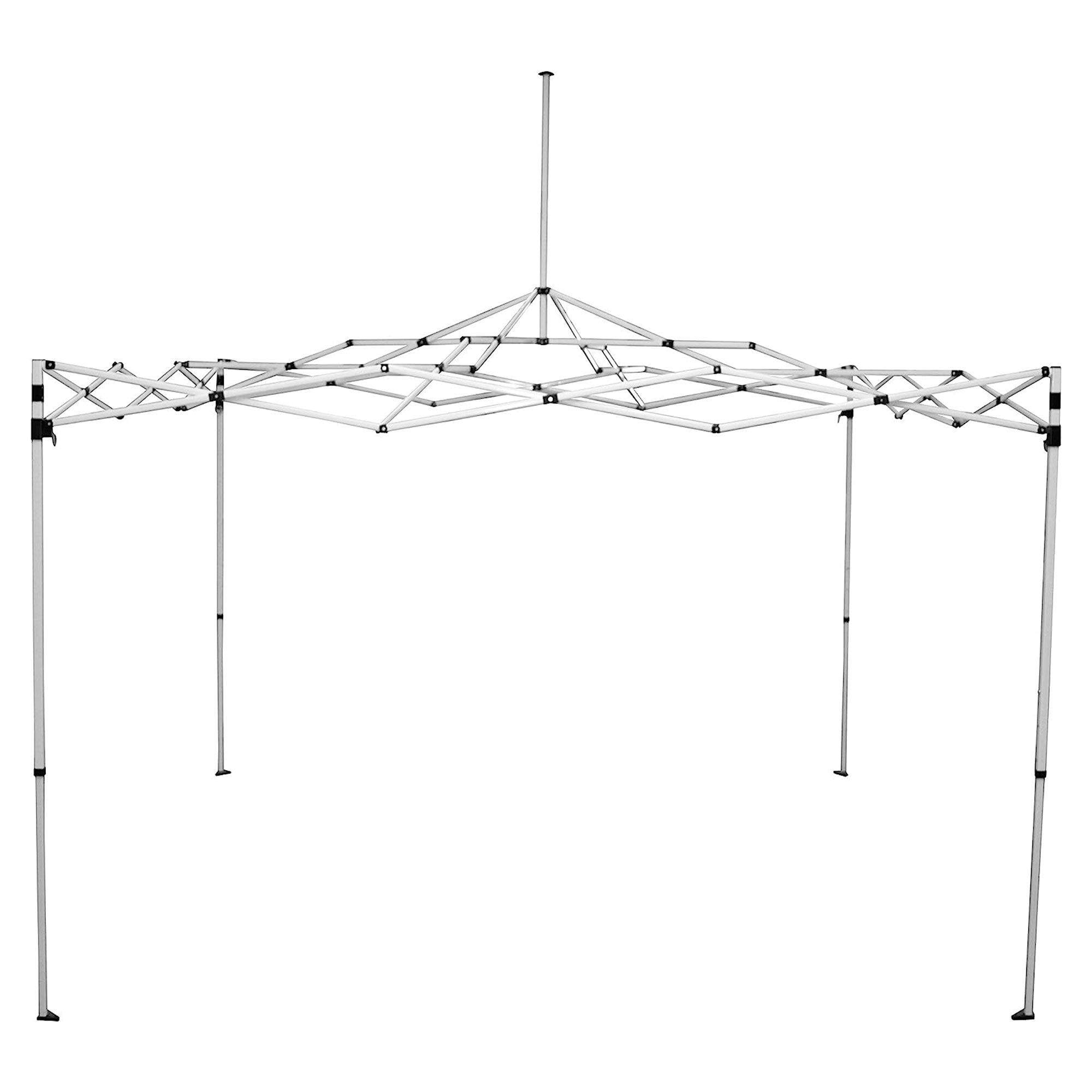Caravan Canopy M Series Pro 2 10 x 10 ft Straight Leg Pop-Up Canopy Tent, White - VMInnovations