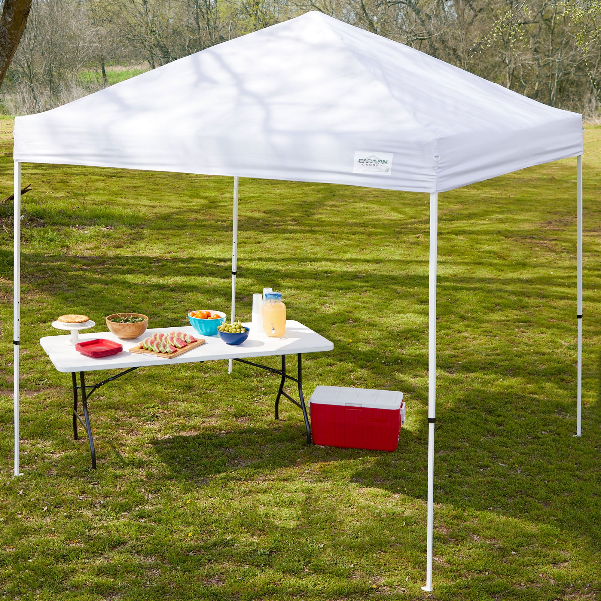 Caravan Canopy M Series Pro 2 12x12' Straight Leg Instant Canopy, White (Used) - VMInnovations