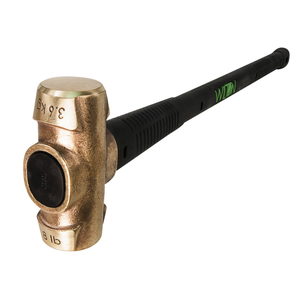 Wilton Tools 90830 Heavy Duty 8Lb Head B.A.S.H. Brass Sledge Hammer w/30" Handle