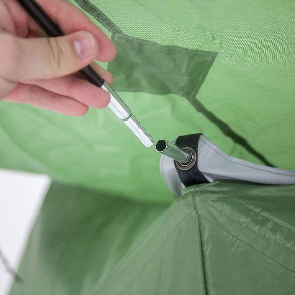 Gazelle Tents T4 Pop-Up Hub 4-Person Outdoor Camping Tent, Green (Used)