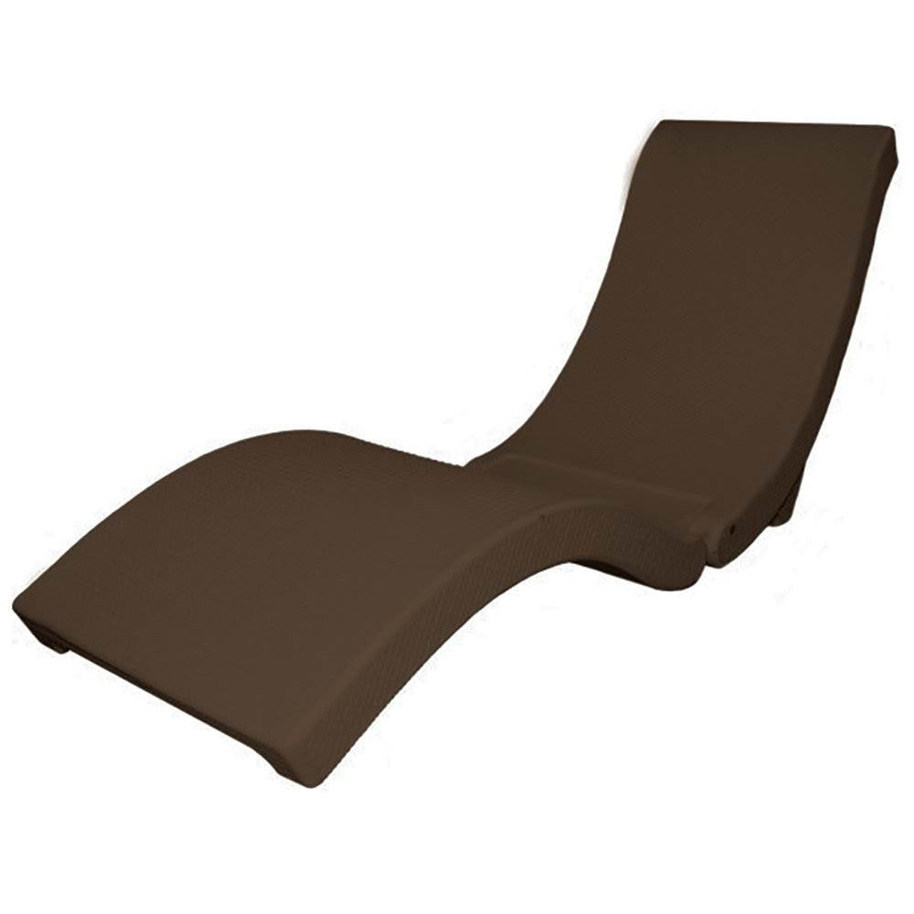 SwimWays Terra Sol Sonoma All Weather Pool Chaise Lounge Float, Brown (2 Pack)