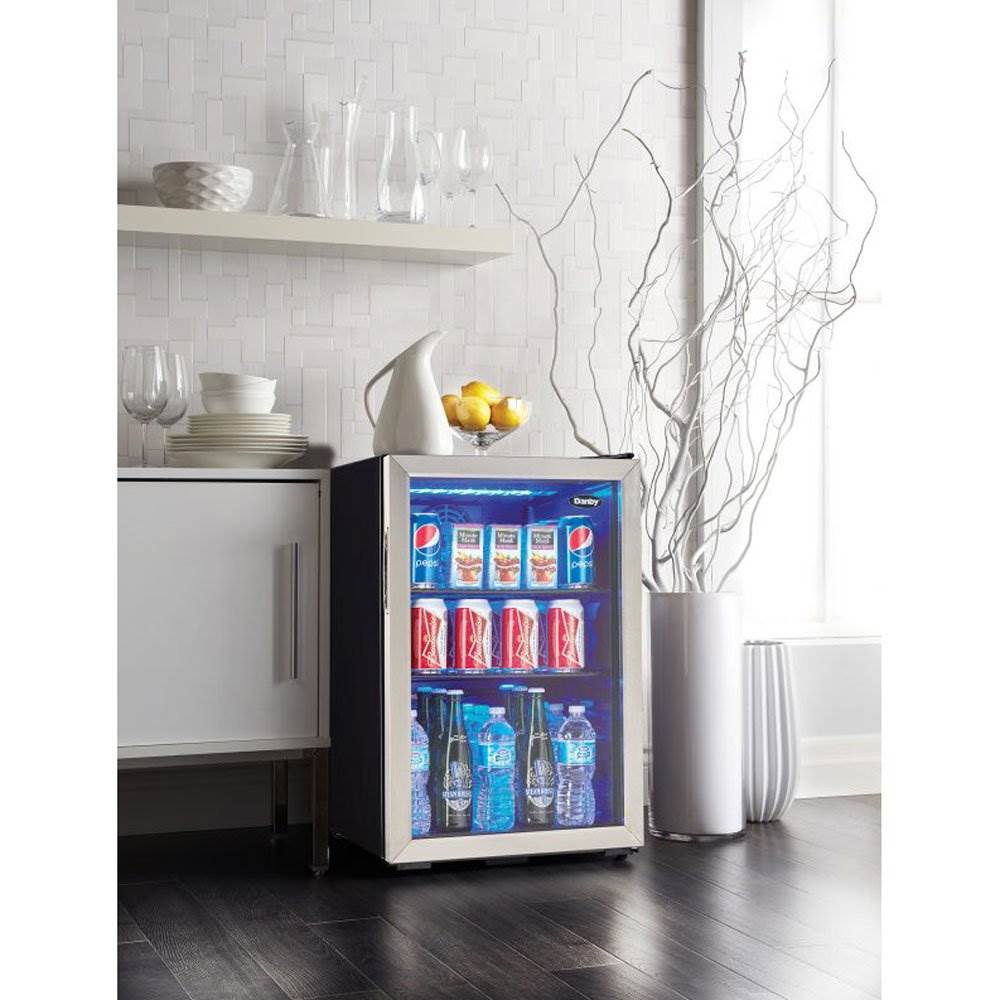 Danby 95-Can 2.6 Cu. Ft. Beverage Center Mini Fridge Refrigerator (Open Box) - VMInnovations