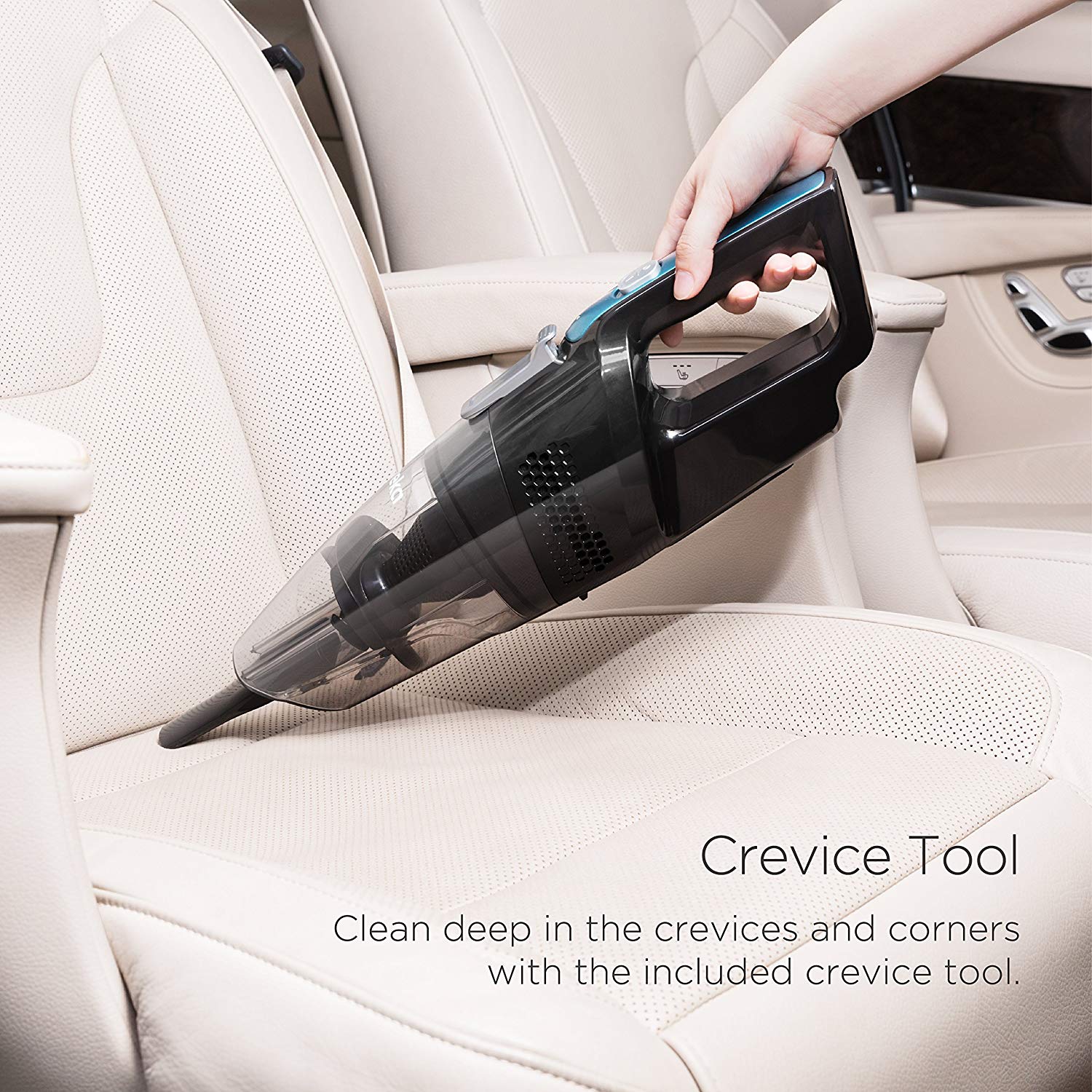 Eureka RapidClean Rechargeable Cordless Handheld Vacuum Cleaner, Blue (Open Box)