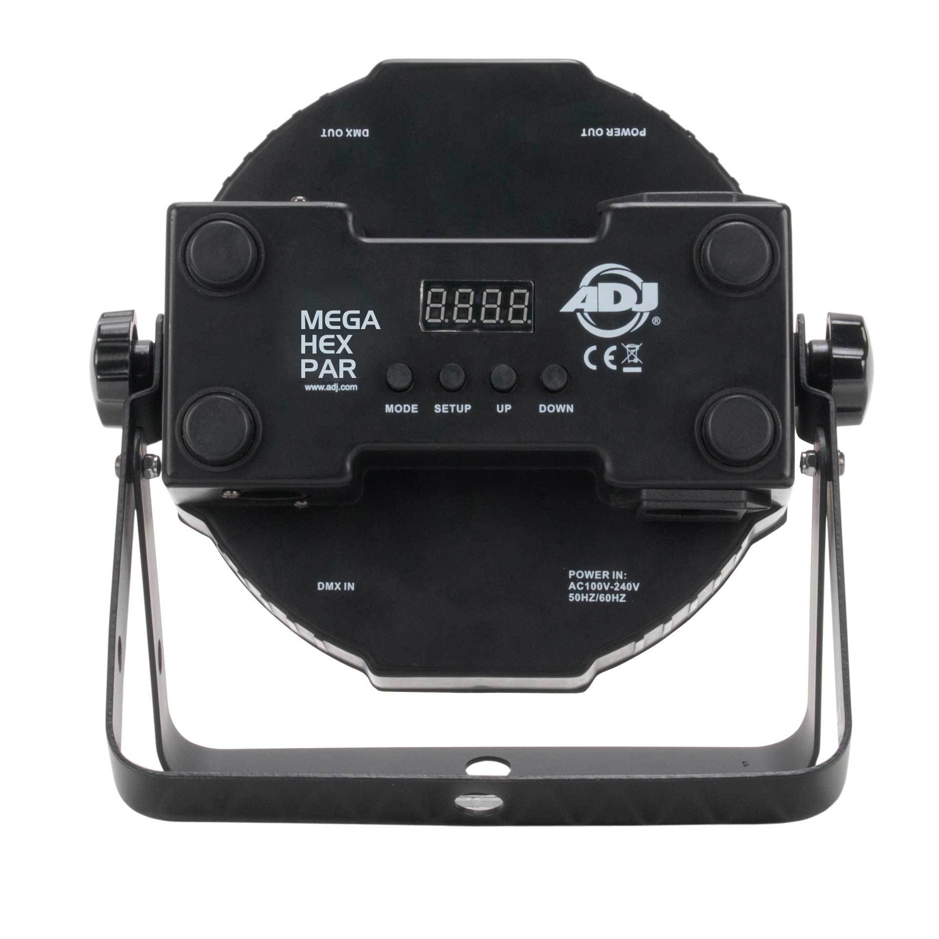 American DJ Mega Flat Hex Pak LED Lighting System w/ Bag & Cables (Refurbished)