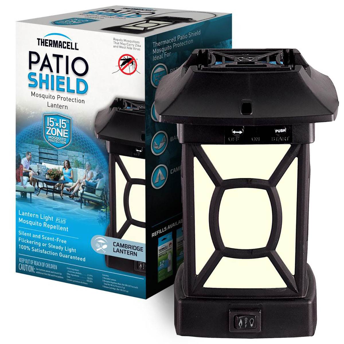Thermacell Mosquito Control Lantern (3 Pack) and Bug Repeller Refill (6 Pack) - VMInnovations
