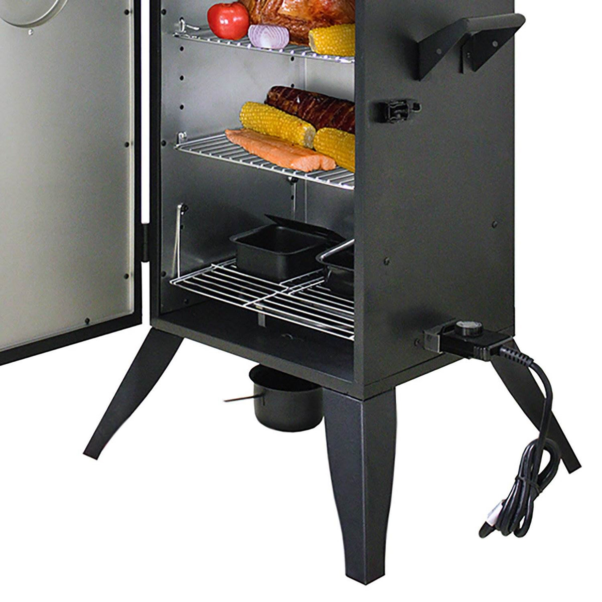 Smoke Hollow Barbecue 30" Digital Electric Meat Smoker Grill, Black (For Parts)