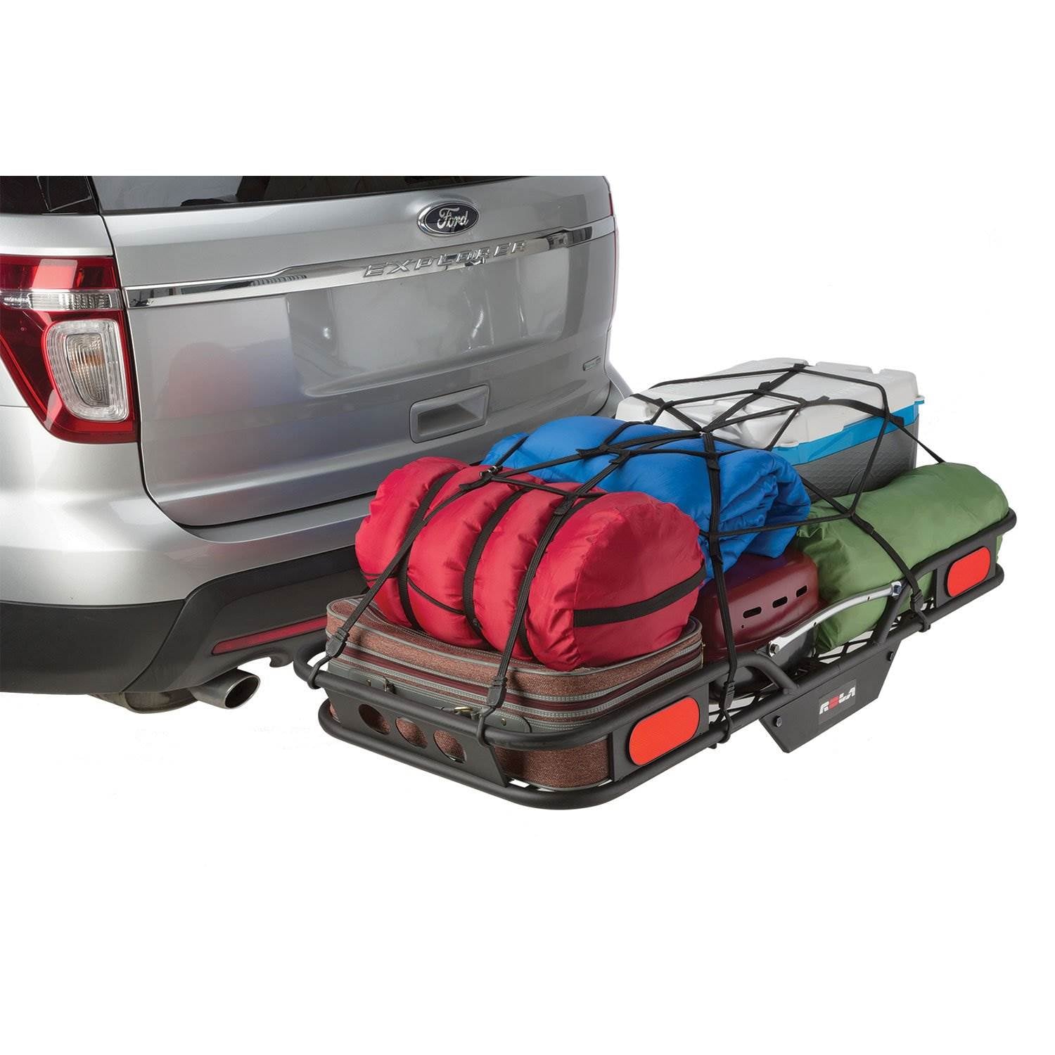 ROLA Trailer 2" Hitch Mount Heavy Steel Basket Style Cargo Carrier Rack (Used)