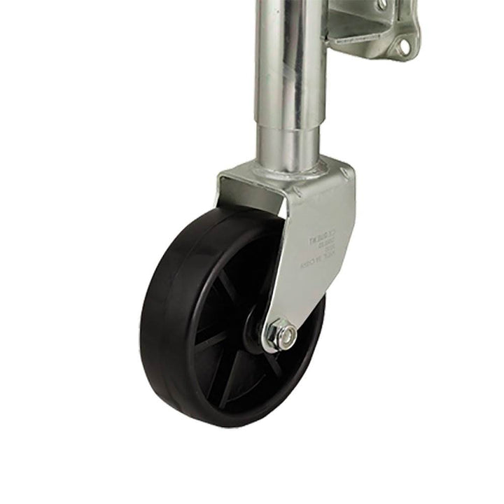 Fulton Bolt On 1200 Lb Capacity Marine Swivel Single Wheel Trailer Tongue Jack - VMInnovations