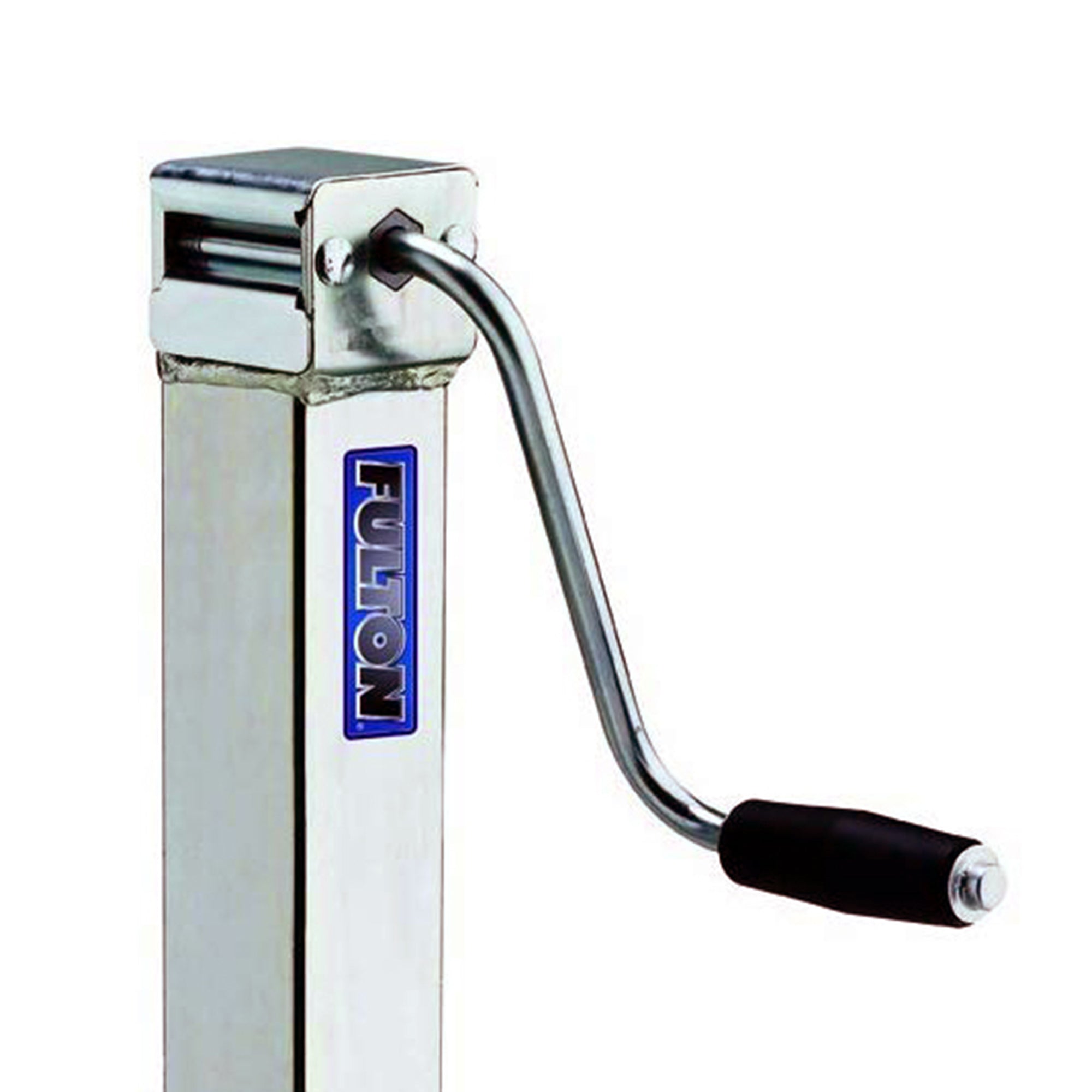 Fulton Bolt On 5000Lb Square Tube & Fixed Trailer Tongue Jack w/Drop Leg (Used) - VMInnovations