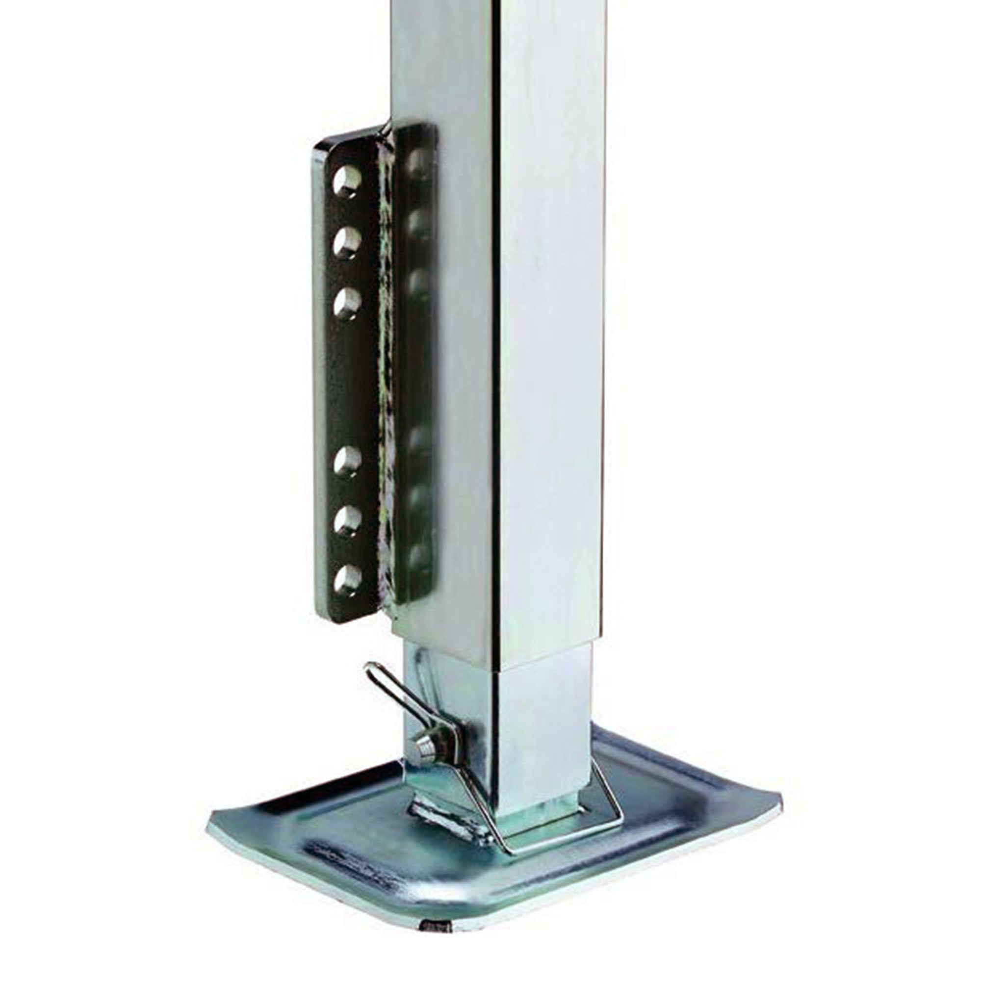Fulton Bolt On 5000Lb Square Tube & Fixed Trailer Tongue Jack w/Drop Leg (Used) - VMInnovations