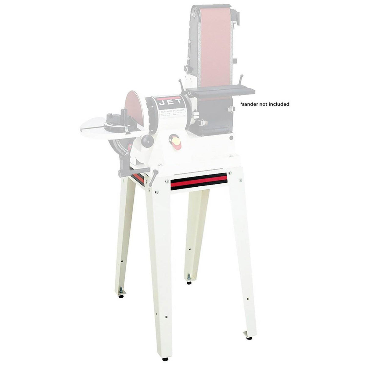 Jet 708596 OS-96 Heavy Duty Open Steel Stand Work Wood Station for Disc Sander