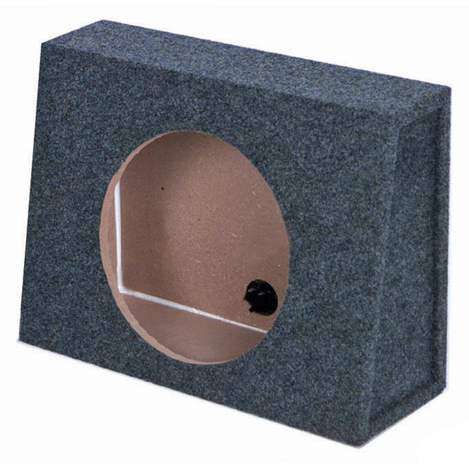 QPower 12 Inch Single Slim Shallow Subwoofer Box and Pyle 1600 Watt Subwoofer