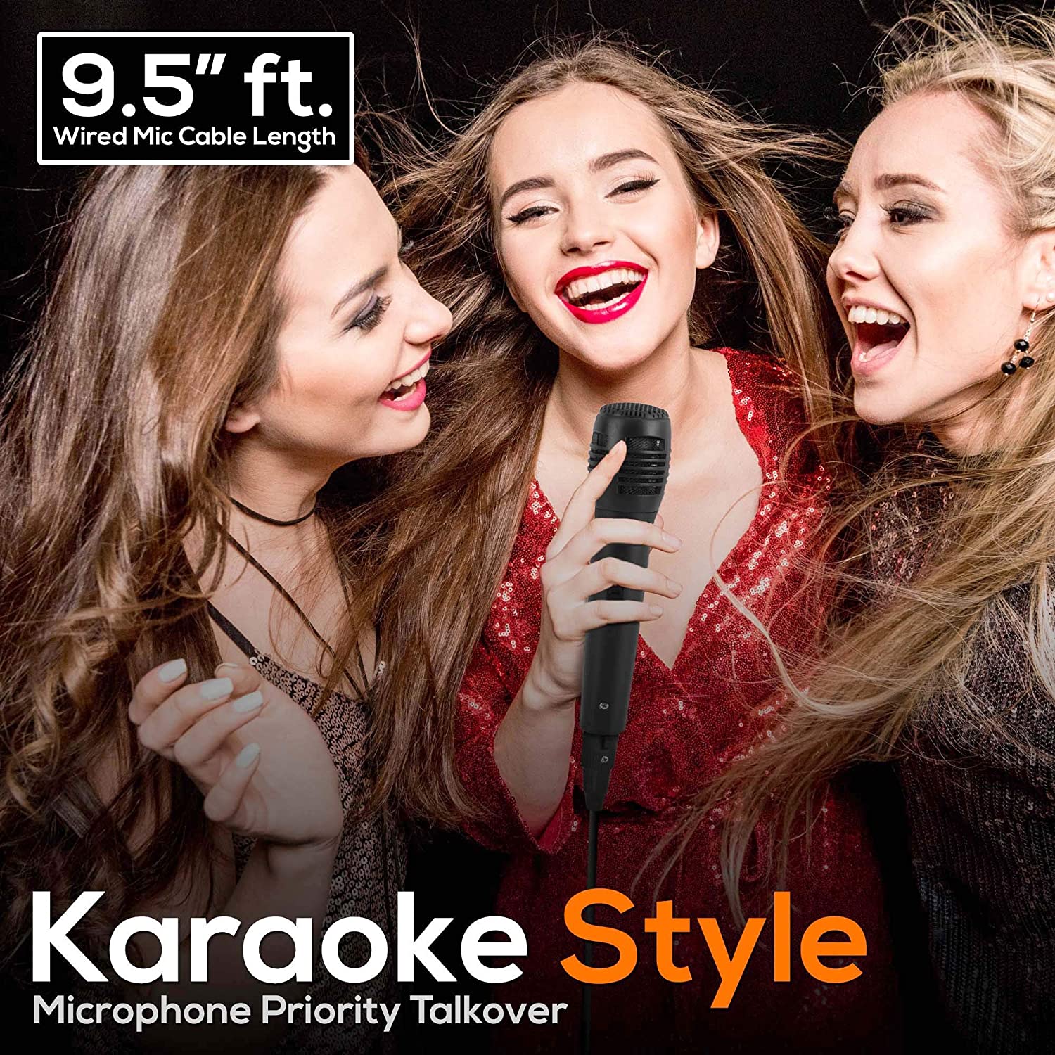 Pyle PPHP122SM Portable Bluetooth Speaker System with Flashing Party Lights - VMInnovations