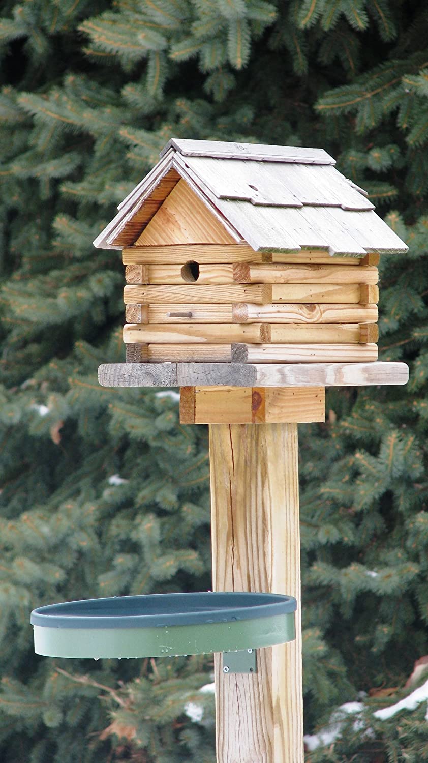 Farm Innovators All Seasons 3 In 1 Outdoor Heated Birdbath, 75 W, Green (Used) - VMInnovations