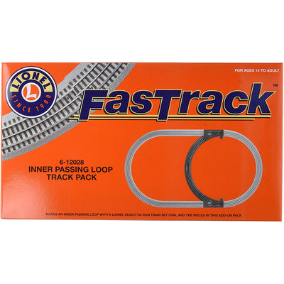 Lionel 612028 FasTrack Electric Model Train O Gauge Inner Passing Loop Add-On
