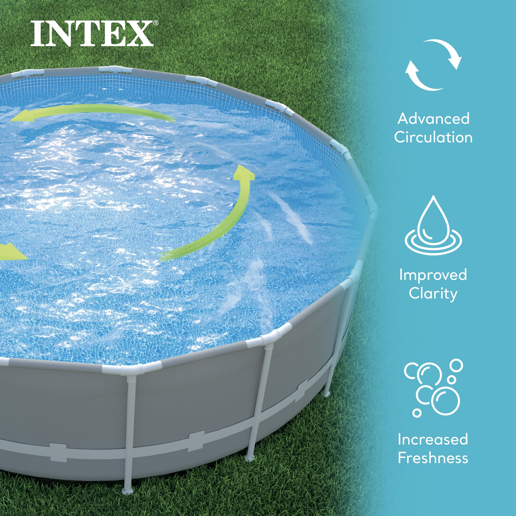 Intex Krystal Clear 1600GPH Sand Filter Pump & OptiFlow Premium Pool Filter Sand
