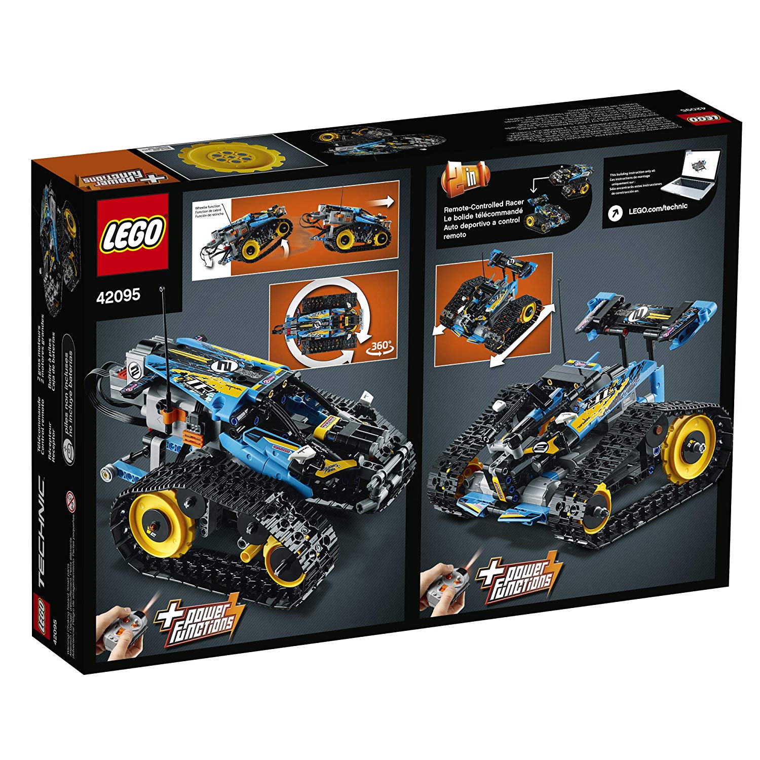 LEGO Technic 6251547 2 in 1 Remote Controlled Stunt Racer Power Functions Set