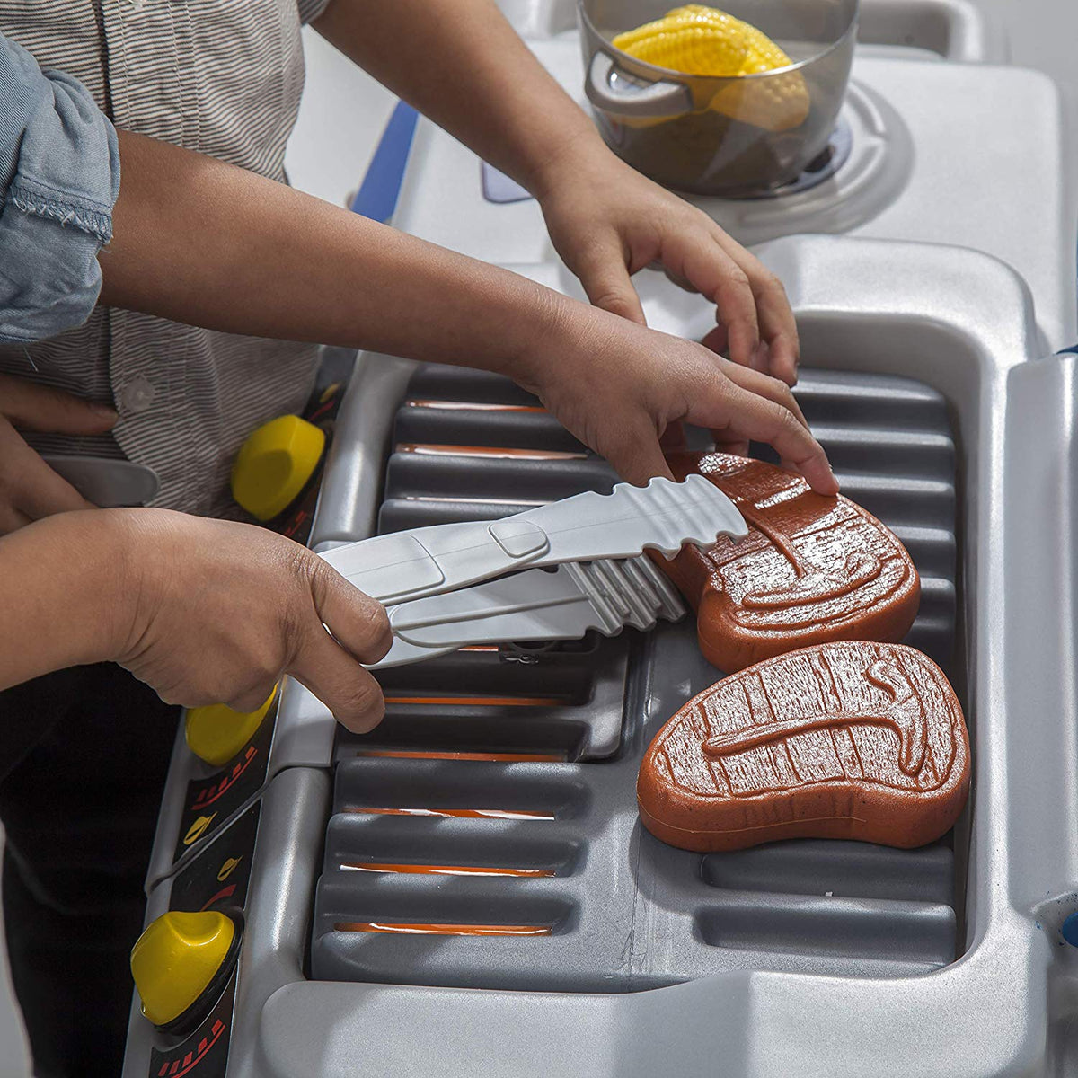 Step2 Play Battery Powered Sizzle & Smoke Grill w/ Cooking Set (Open Box)
