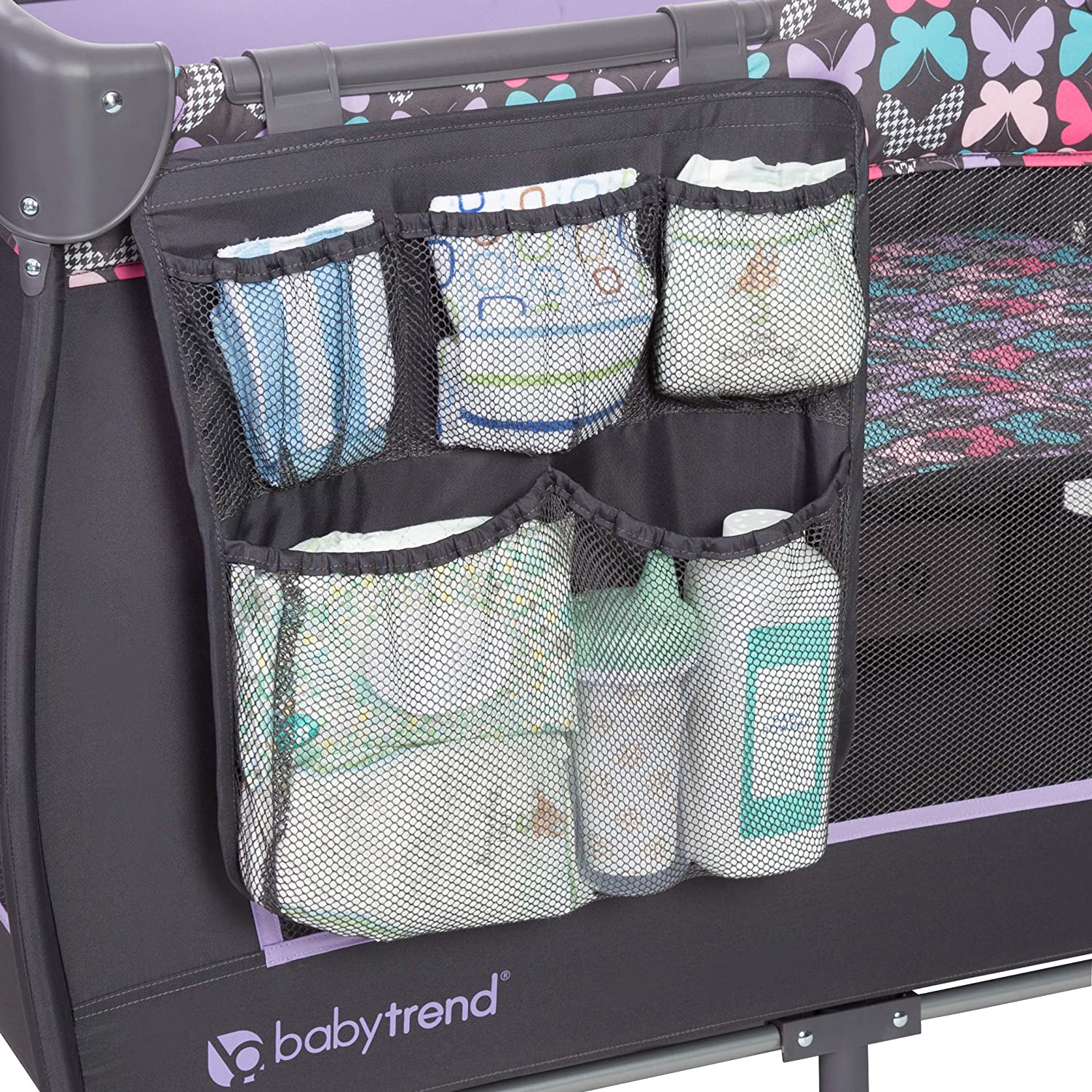 Baby Trend Portable Folding Infant Trend-E Nursery Center with Bassinet, Sophia - VMInnovations