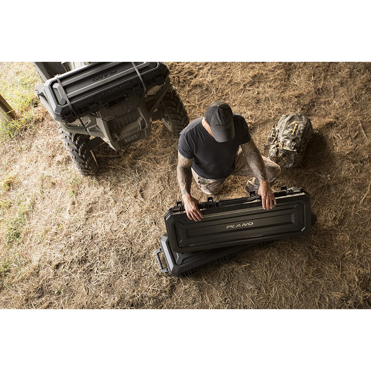 Plano 36" All Weather Hard Sided Tactical Rifle Long Gun Case, Black (Open Box)