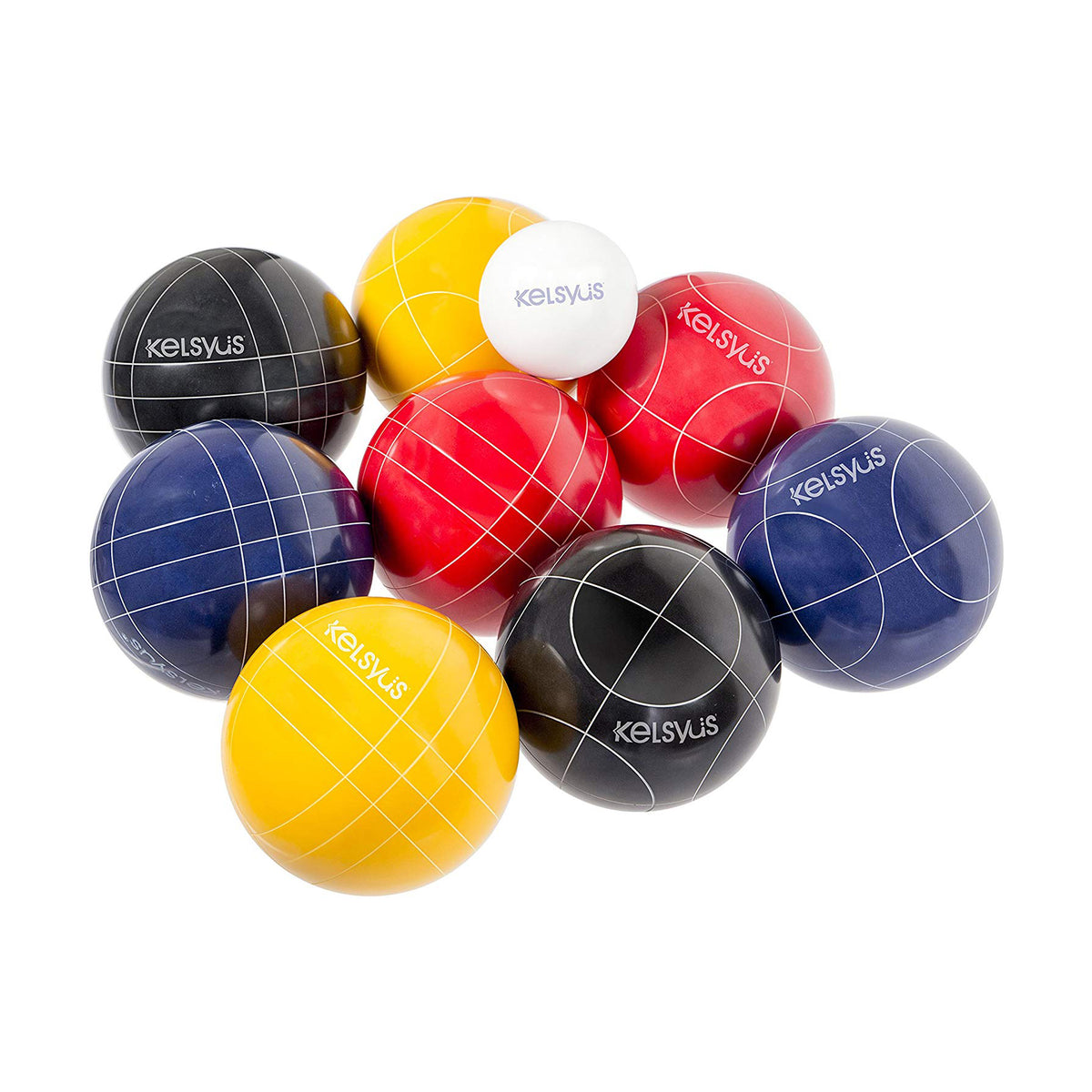 SwimWays Kelsyus Premium 100mm Outdoor Play Bocce Ball Game Set Kit (Open Box)