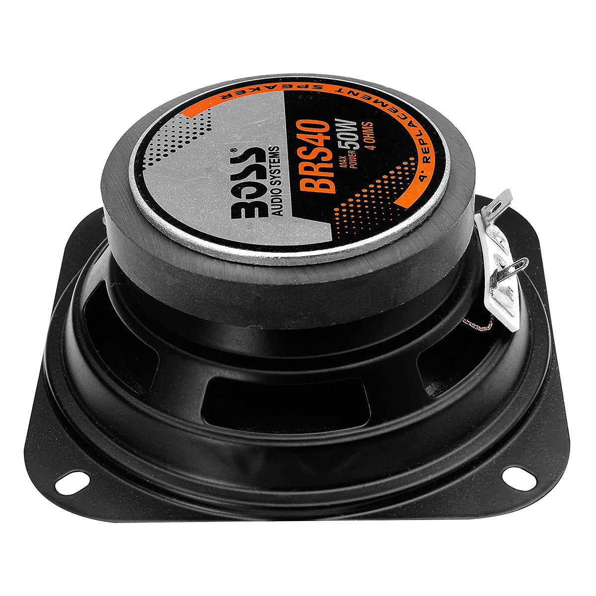 BOSS Audio Systems BRS40 4 Inch 50 Watt Dual Cone Replacement Car Audio Speaker - VMInnovations