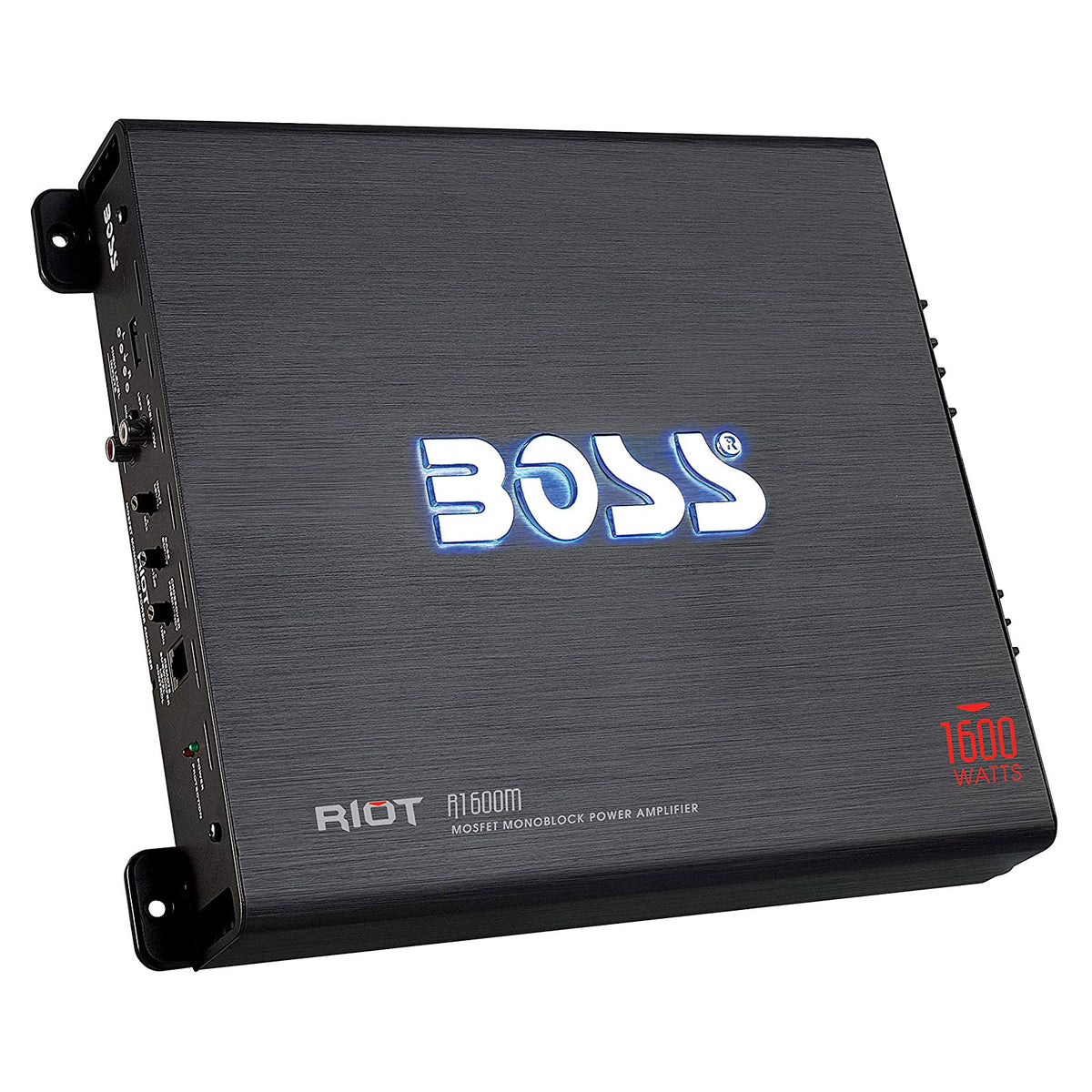 BOSS Audio R1600M Riot 1600W Mono Class A/B Car Amplifier w/ Remote (4 Pack)