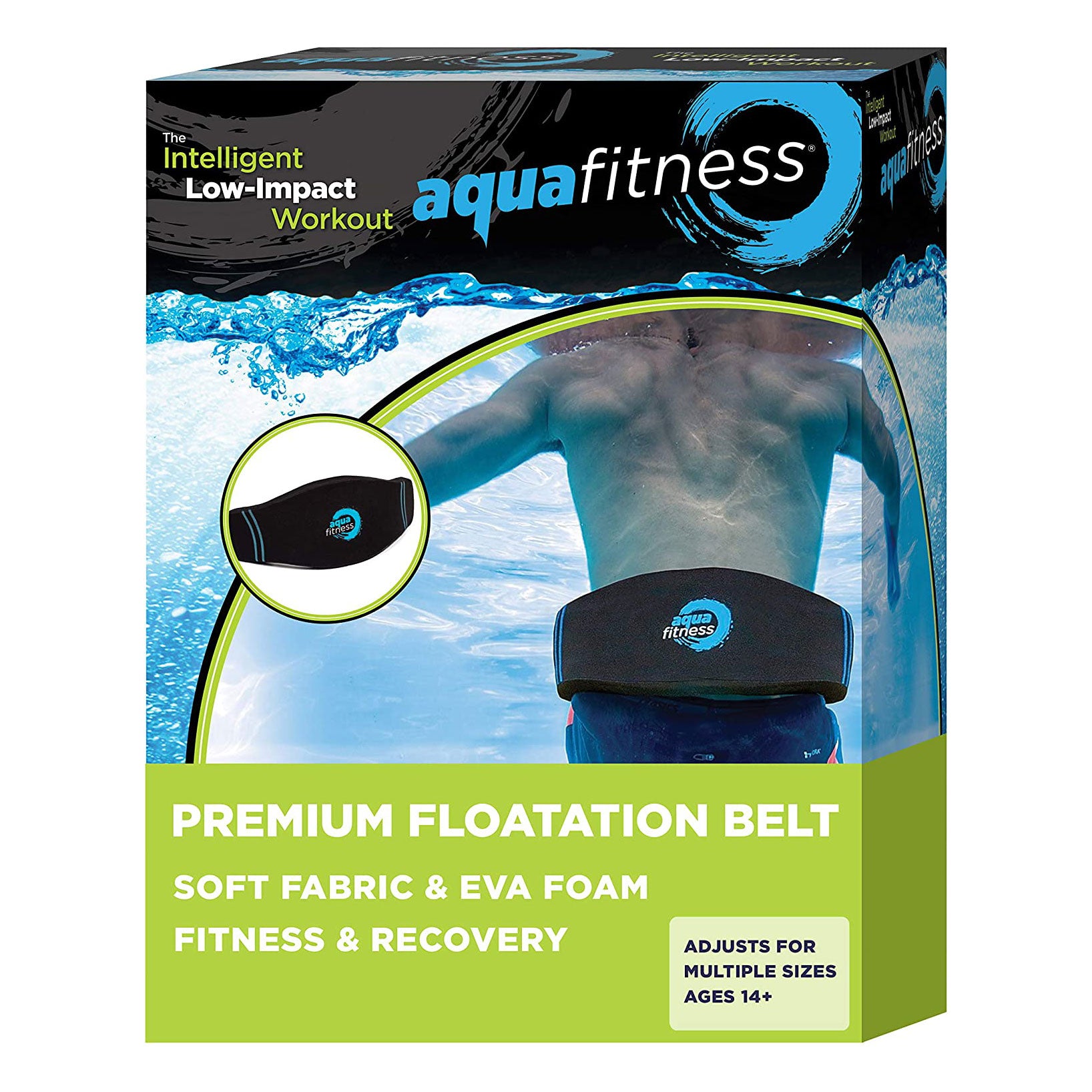 Aqua Fitness Deluxe Fitness Exercise Aerobic Resistance Training Flotation Belt