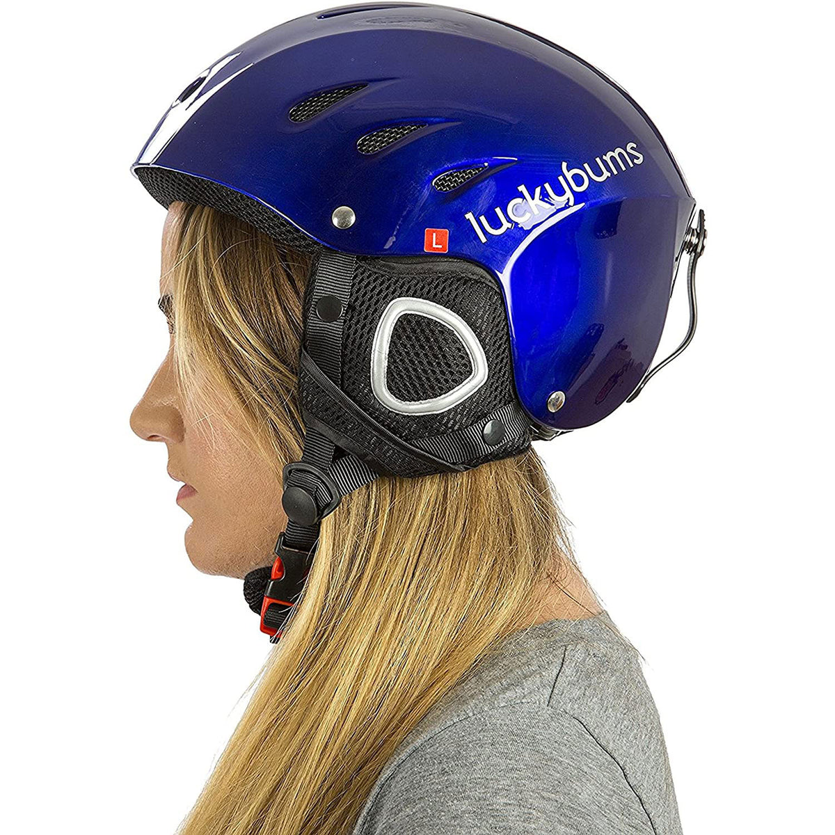 Lucky Bums Ski Snowboard Snow Sport Safety Helmet, Blue, X Large (Open Box)