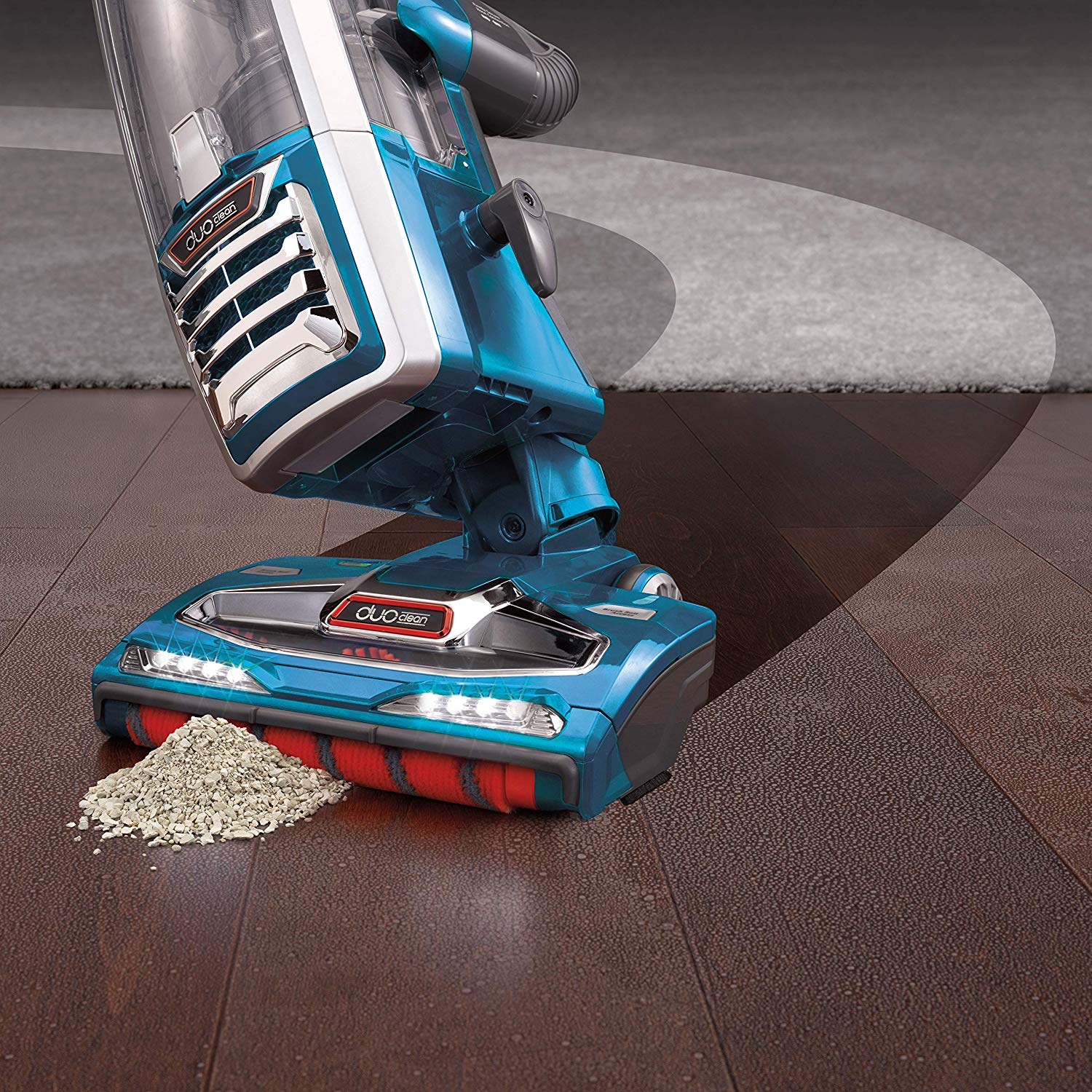 Shark DuoClean High Tech Powered Lift Away Speed Upright Vacuum Cleaner, Aqua
