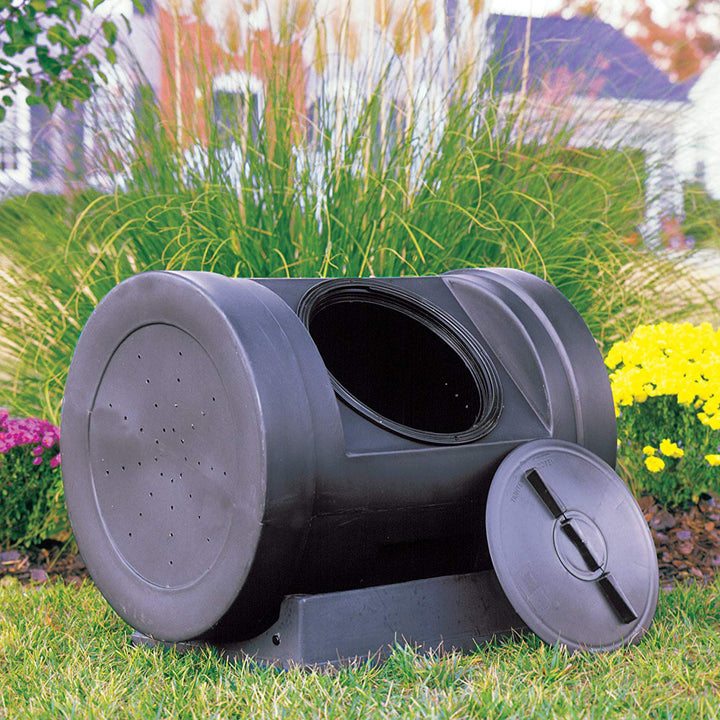 Good Ideas Plastic Outdoor 12-Cubic-Foot Compost Wizard Tumbling Composter - VMInnovations