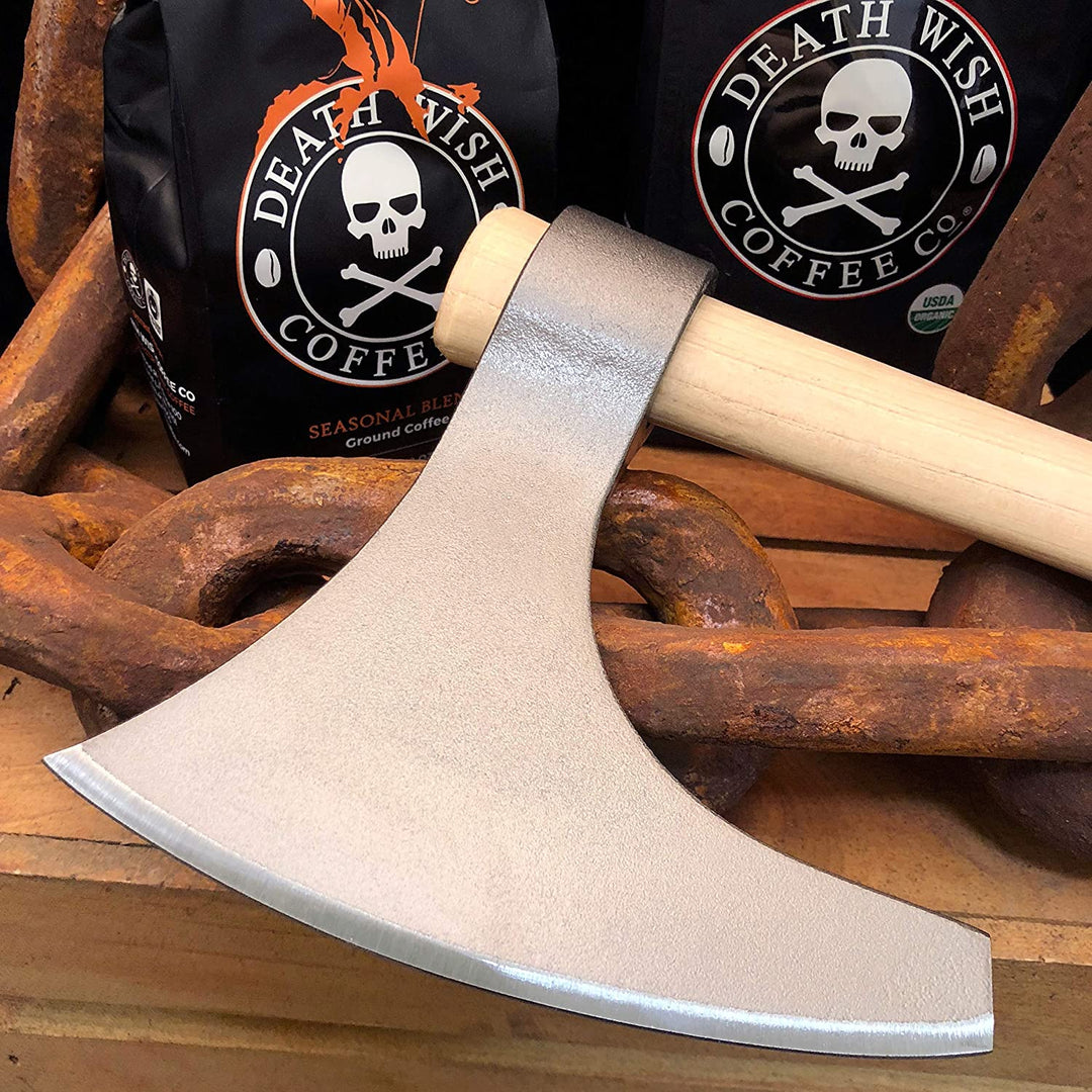 Cold Steel 30 Inch 17.6 Oz Carbon Steel Bearded Nordic Viking Hand Axe Replica - VMInnovations