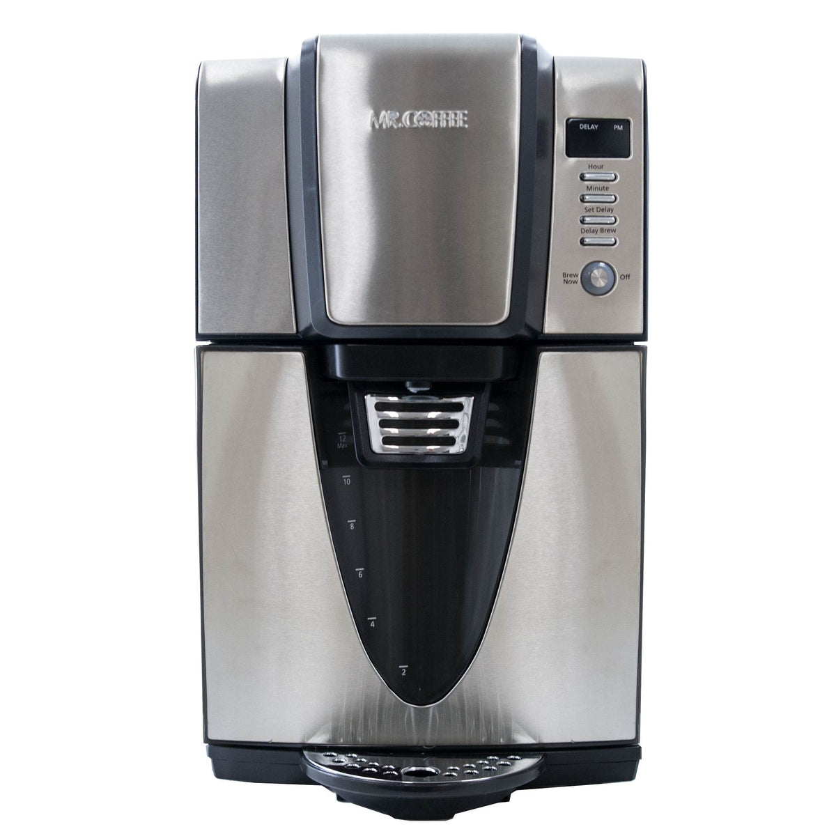 Mr. Coffee 24 Hour Programmable 12 Cup Coffee Maker, Stainless Steel (For Parts)