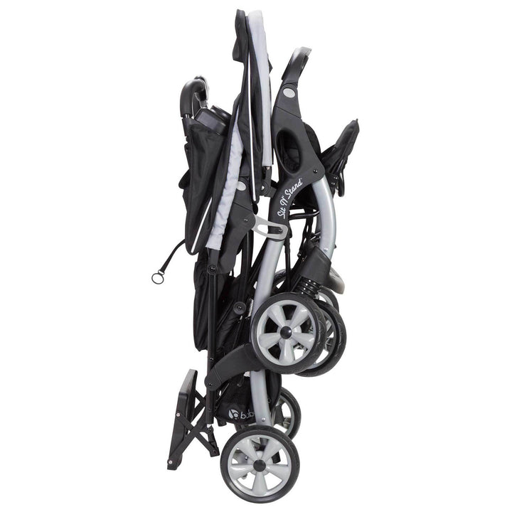 Baby Trend Sit N Stand Travel Double Baby Stroller and Car Seat Combo, Stormy - VMInnovations